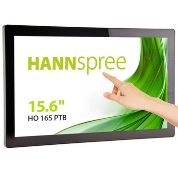 Hannspree 39.6cm (15,6) HO165PTB 16:9 M-TOUCH HDMI+DP+VGA TFT-Monitor (1920 x 1080 px, Full HD, 25 ms Reaktionszeit, Touchscreen, Lautsprecher)