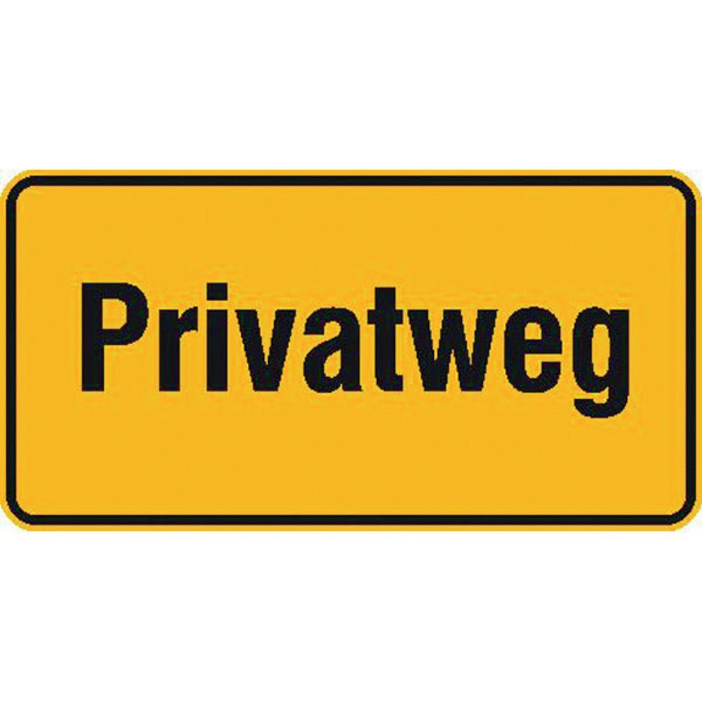 SafetyMarking Hinweisschild Privatweg