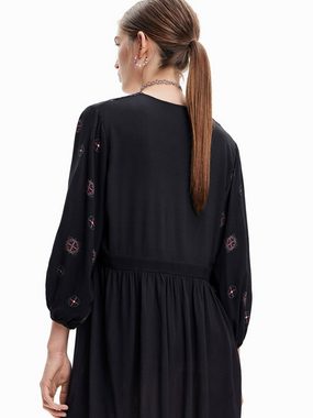 Desigual Minikleid CRETA (1-tlg) Drapiert/gerafft, Stickerei