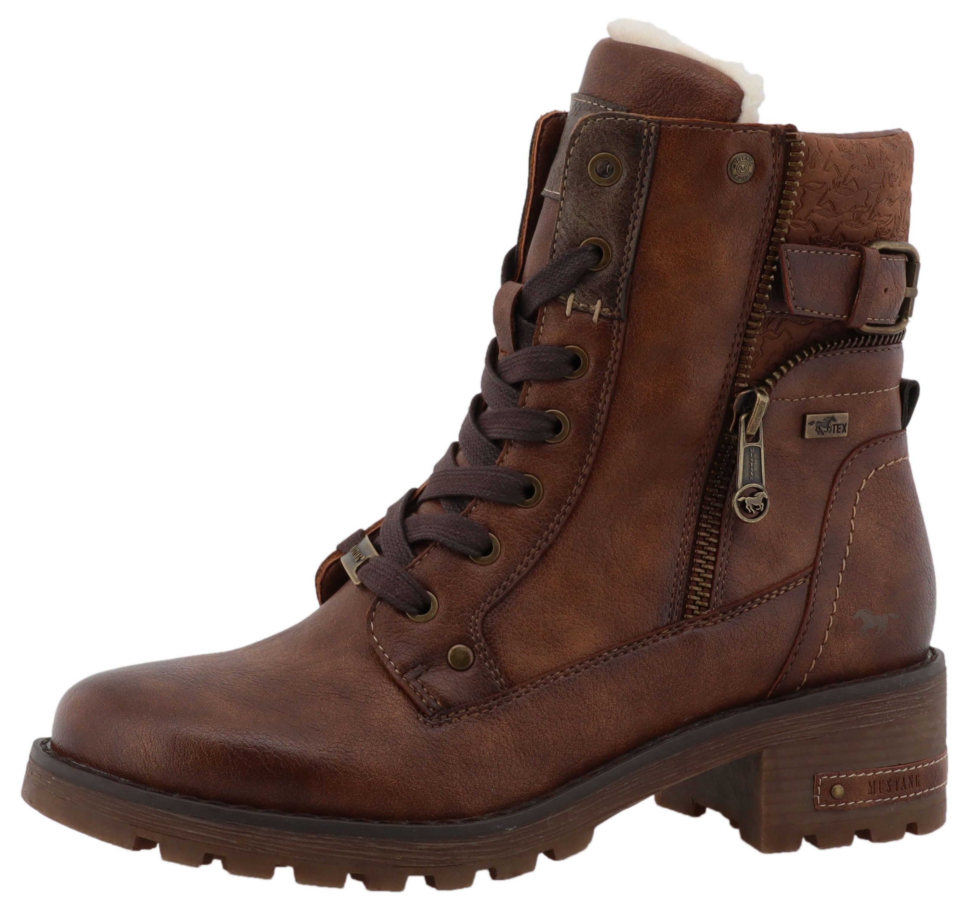Mustang Shoes Haukea Winterstiefelette Winterstiefelette, Boots mit Innenre günstig online kaufen