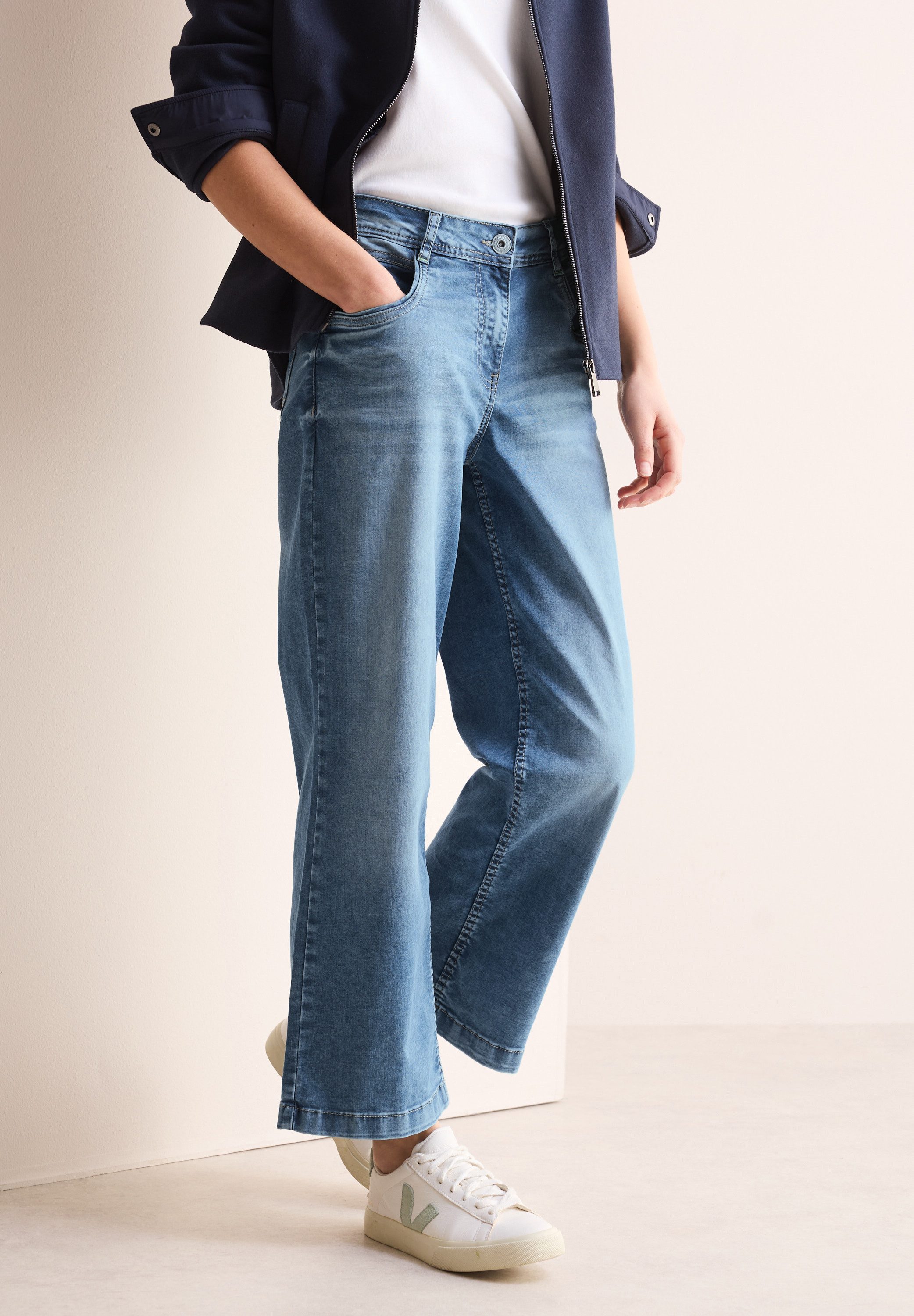 CECIL Weite Jeans 5-Pocket-Style