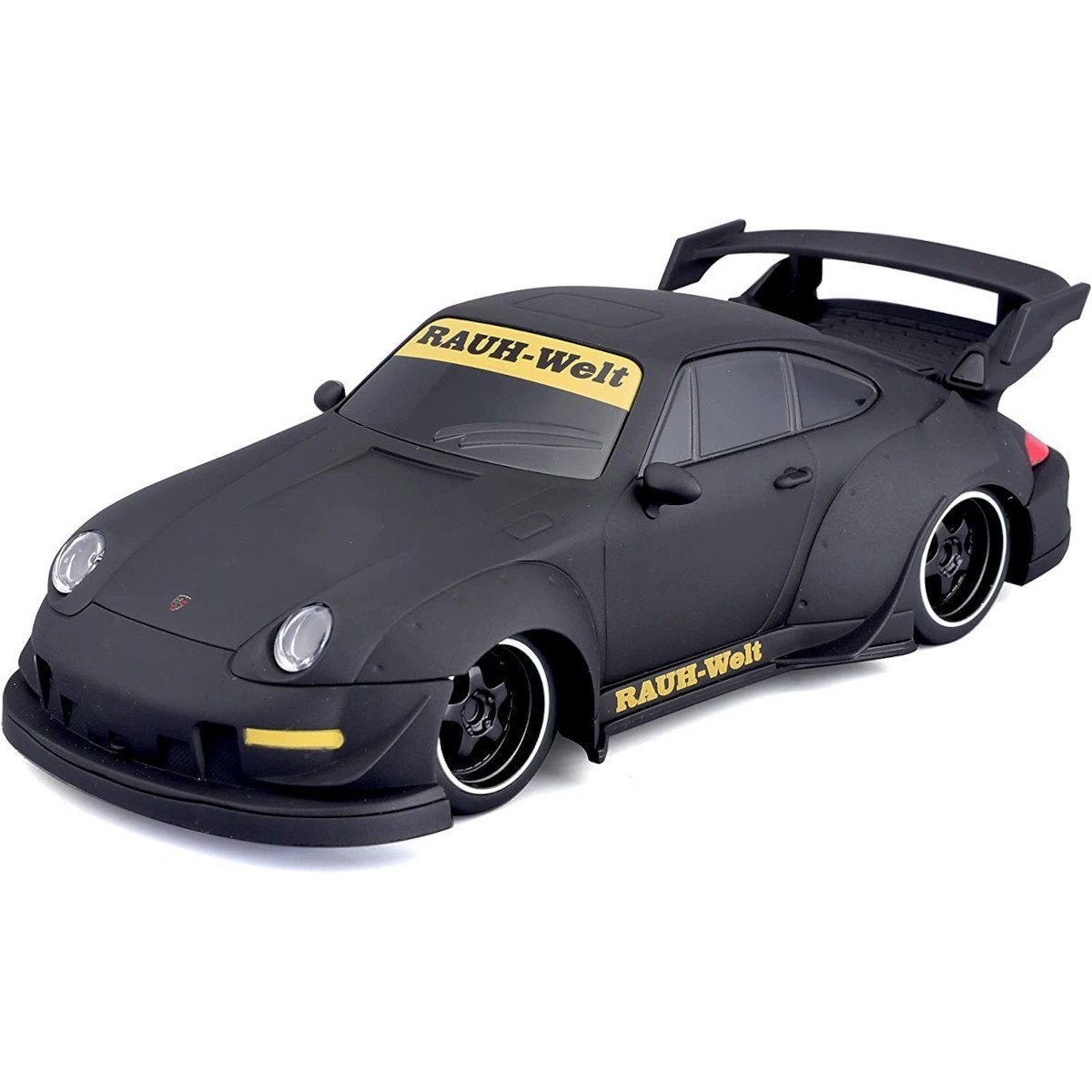 Maisto Tech RC-Auto Porsche 911 993 RWB (matt-schwarz, Maßstab 1:24), Ready To Run