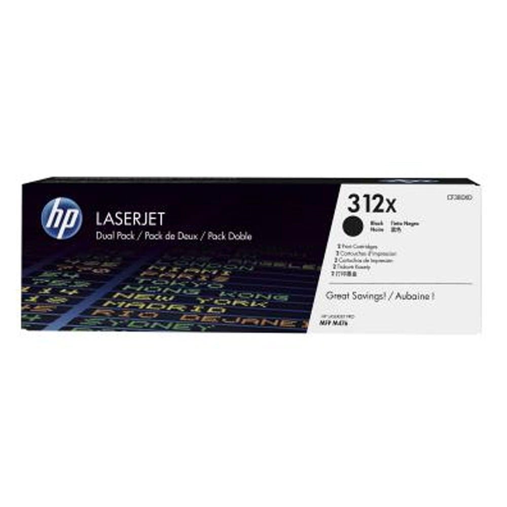 HP Tonerpatrone CF380XD No.312X Toner Doppelpack
