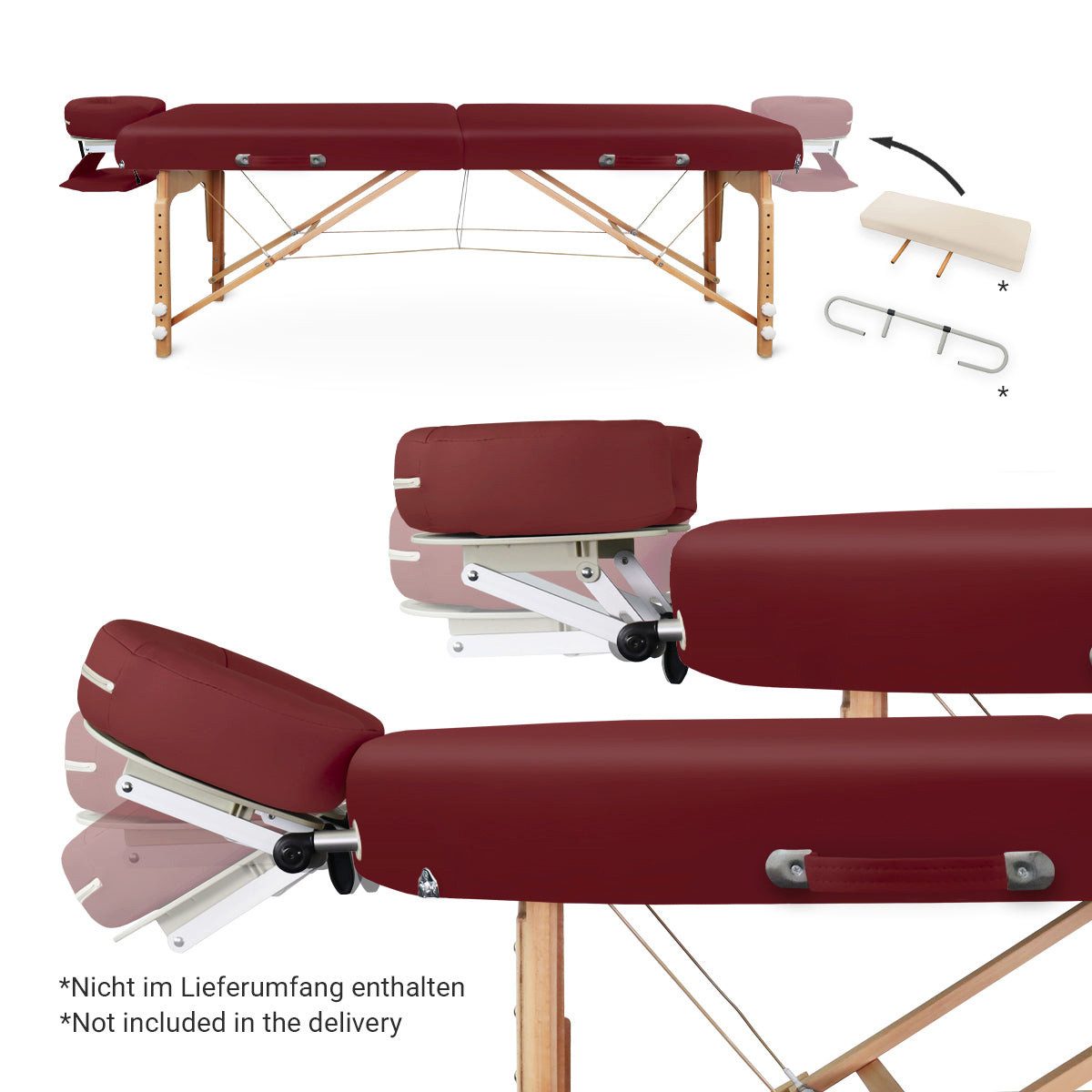 ZEN MASSAGE WARE Massageliege Massageliege Zen Oval FlatTop (1-St)