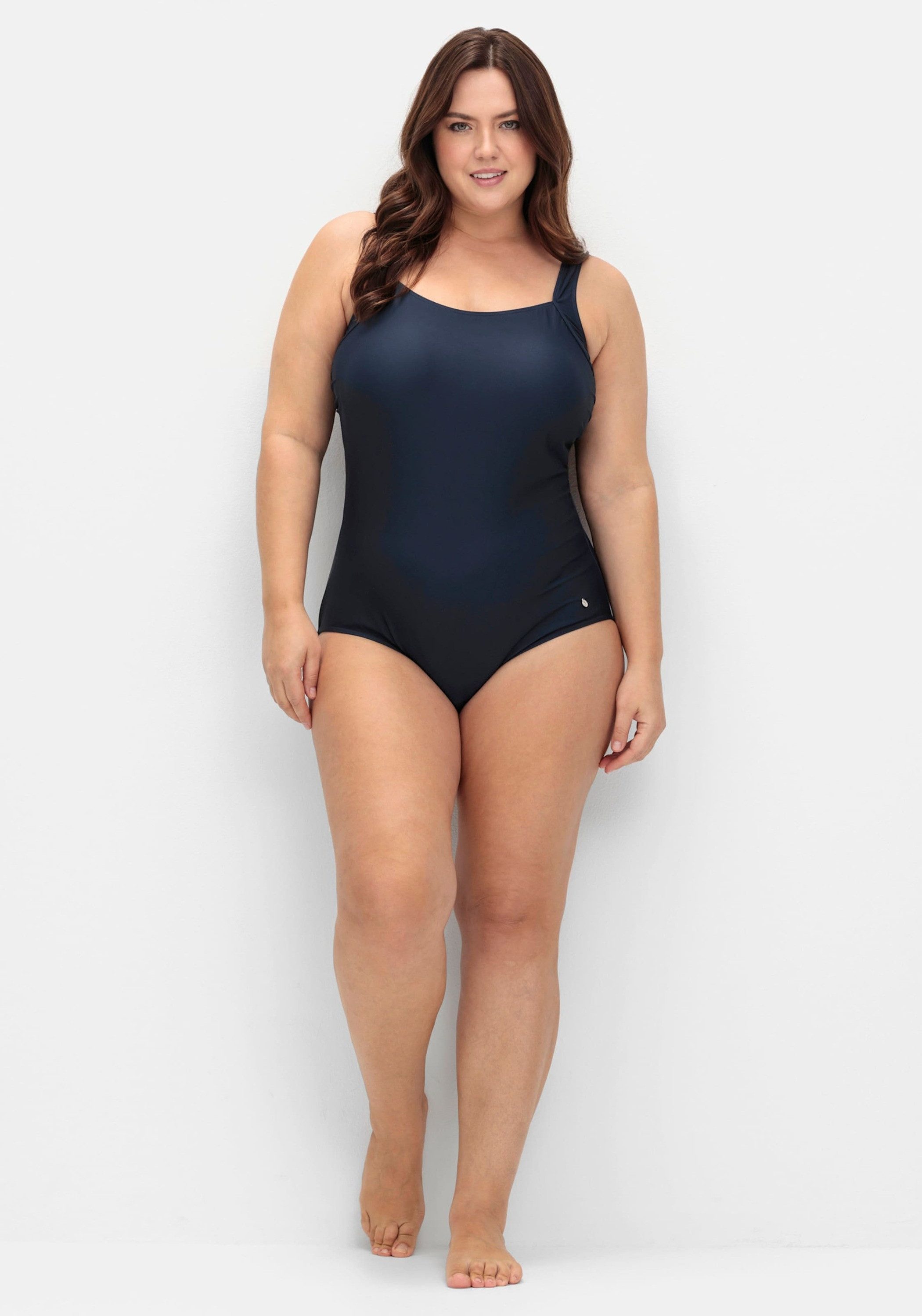Sheego Badeanzug Badeanzug (1-St) günstig online kaufen