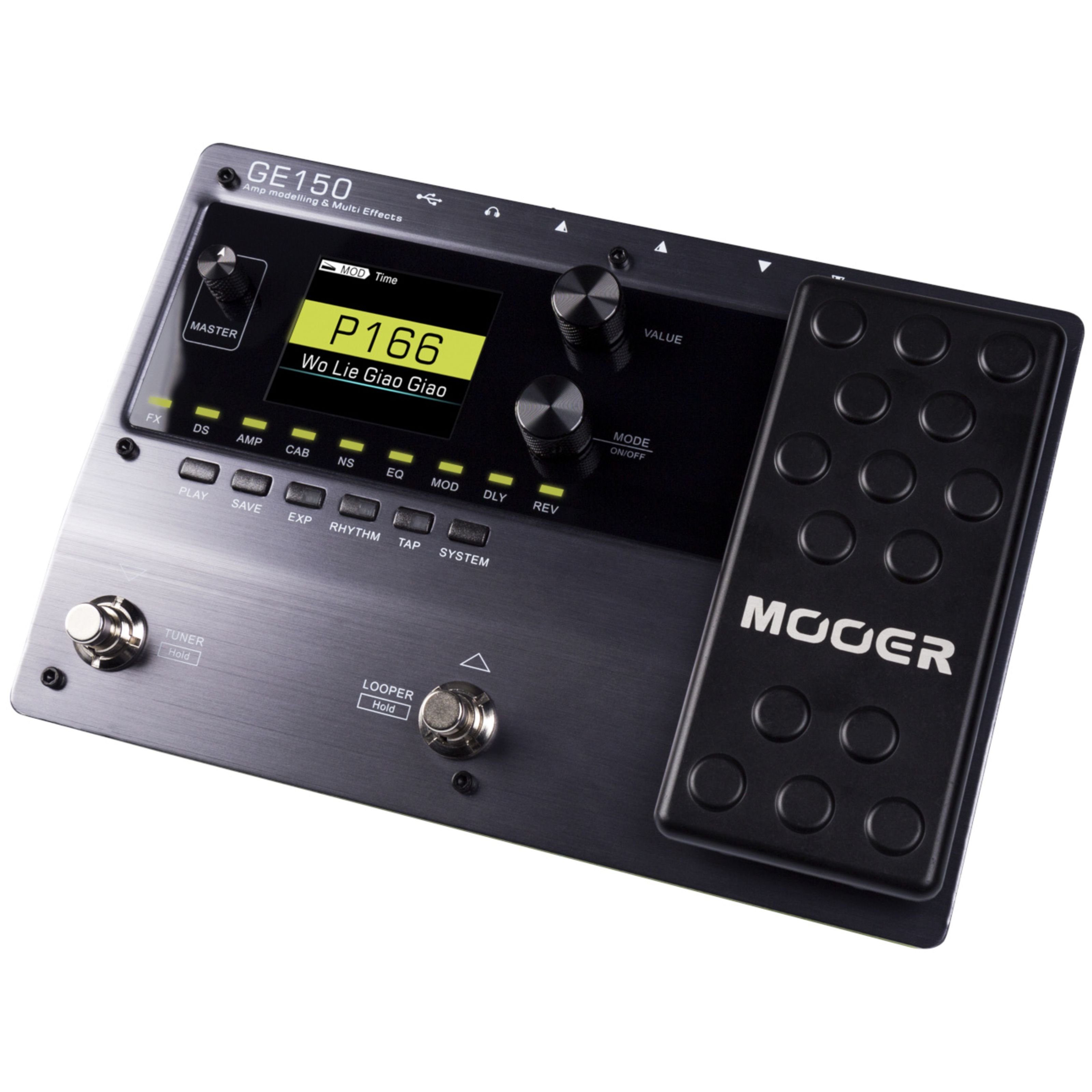 Mooer Audio Musikinstrumentenpedal, (Effekte, Multi-Effekte), GE150 - Multieffektgerät für Gitarren