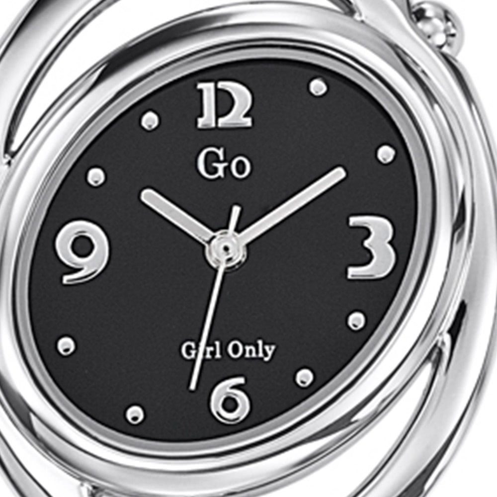 Girl Only Quarzuhr Girl Only Damen Armbanduhr Edelstahlband, (Analoguhr), Damenuhr GO silber, klein (ca. 30mm) Edelstahlarmband, Elegant-Style