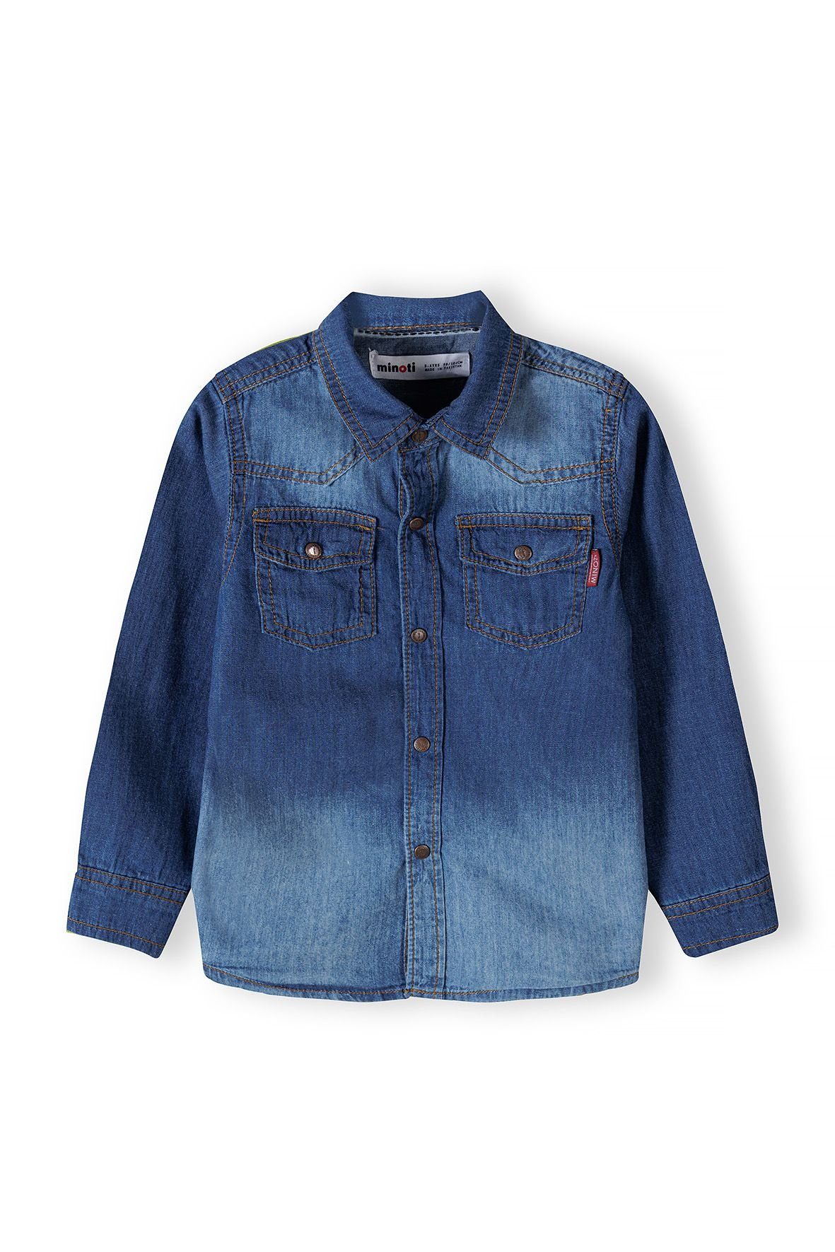 MINOTI Jeanshemd Gewaschenes Denim-Hemd (3y-14y)