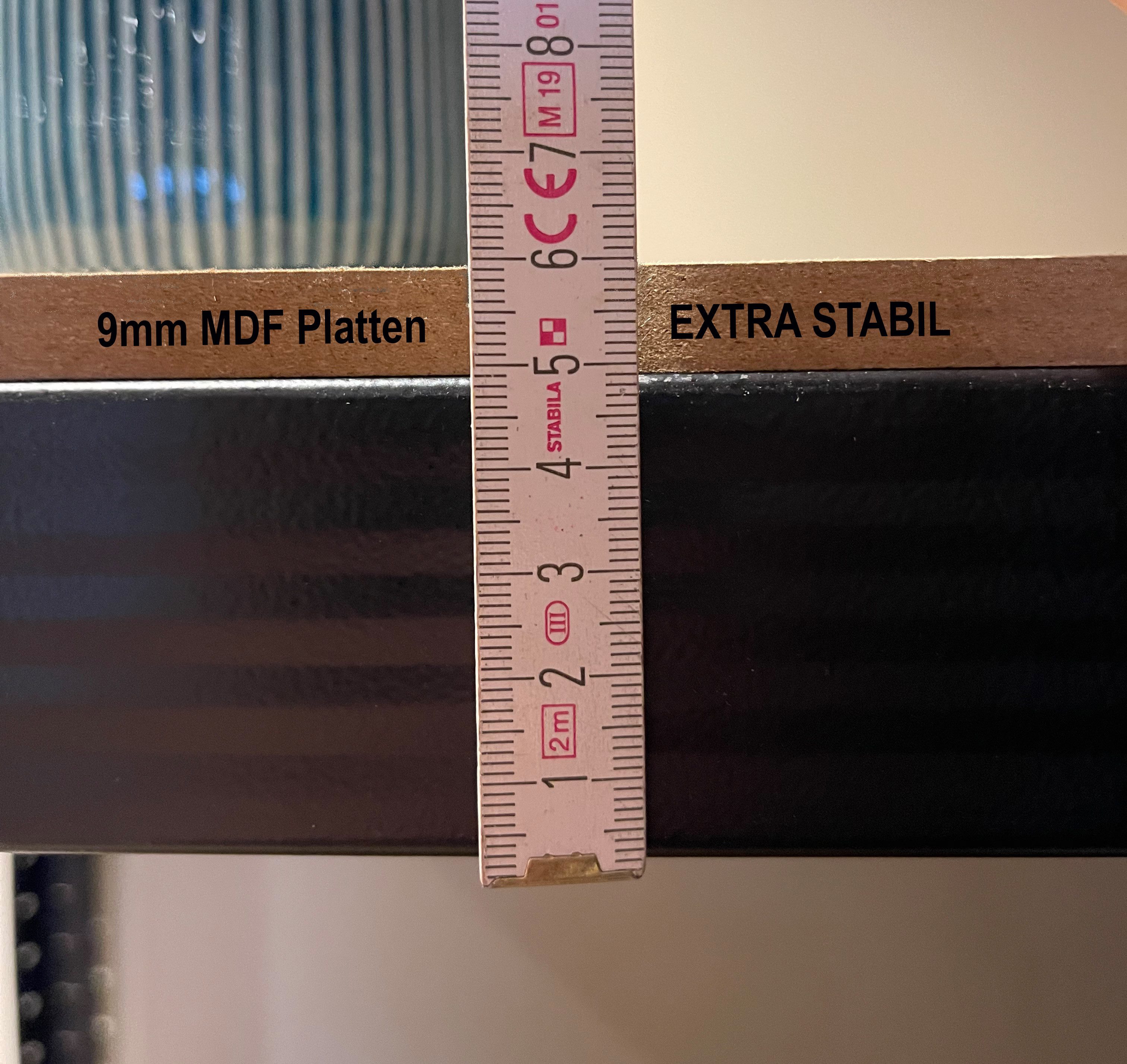 Quick Star Schwerlastregal mit extra stabilen Böden 9mm, Stecksystem