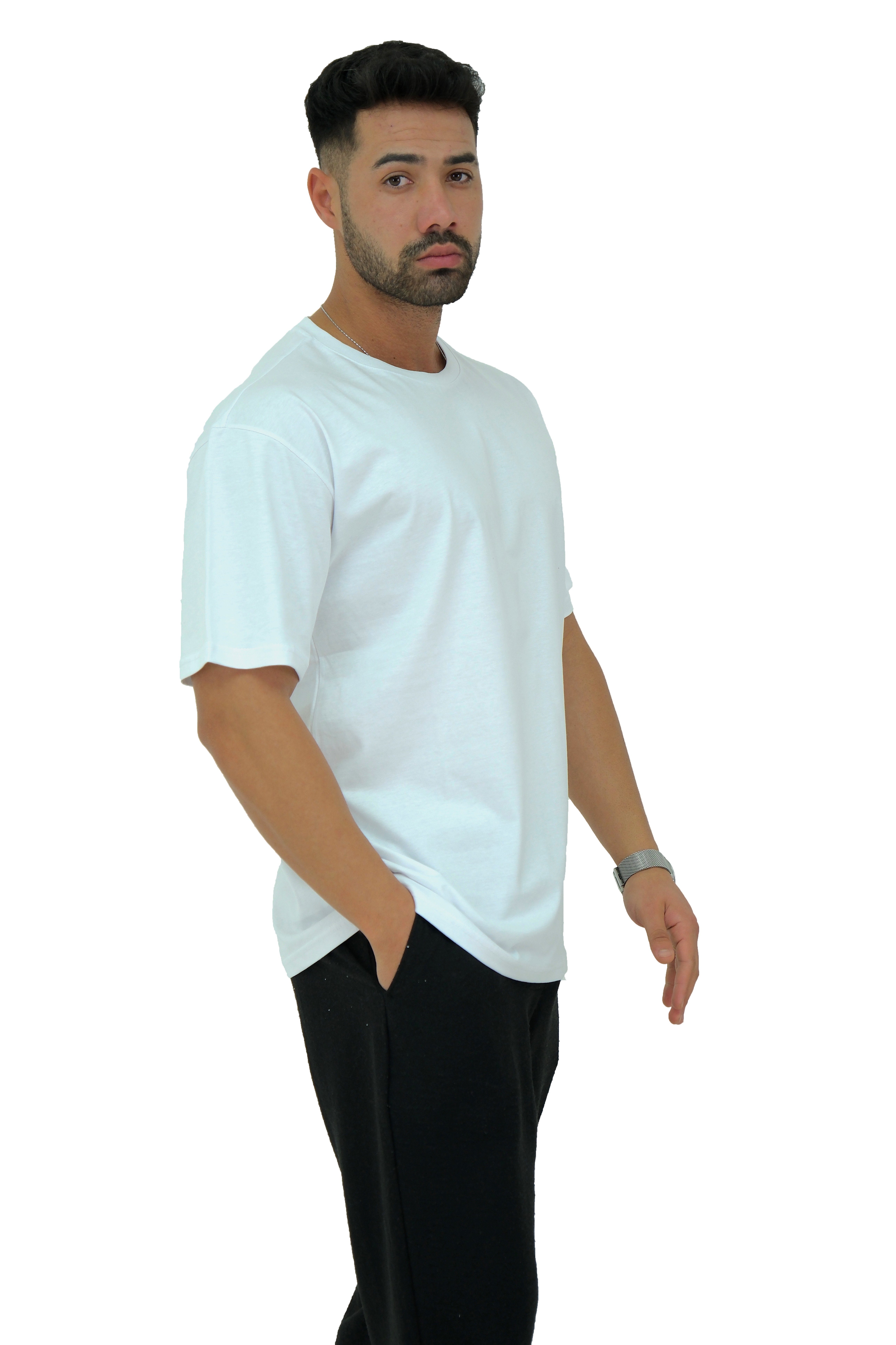 T-Shirt Megaman Jeans Herren Oversize T-Shirt