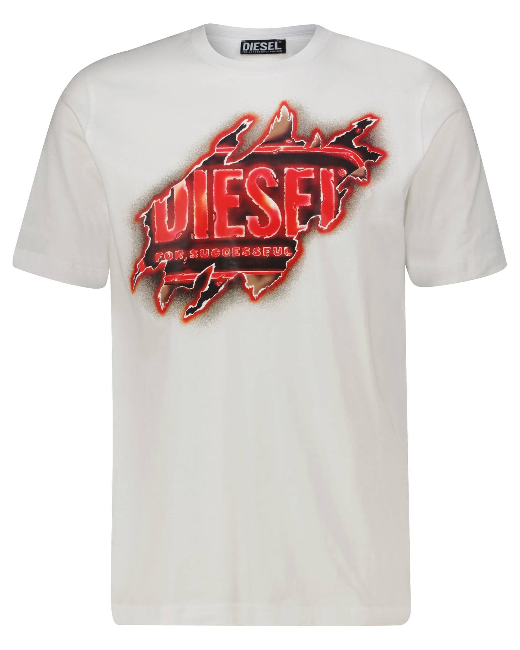 Diesel T-Shirt Herren T-Shirt JUST (1-tlg) weiss (10)