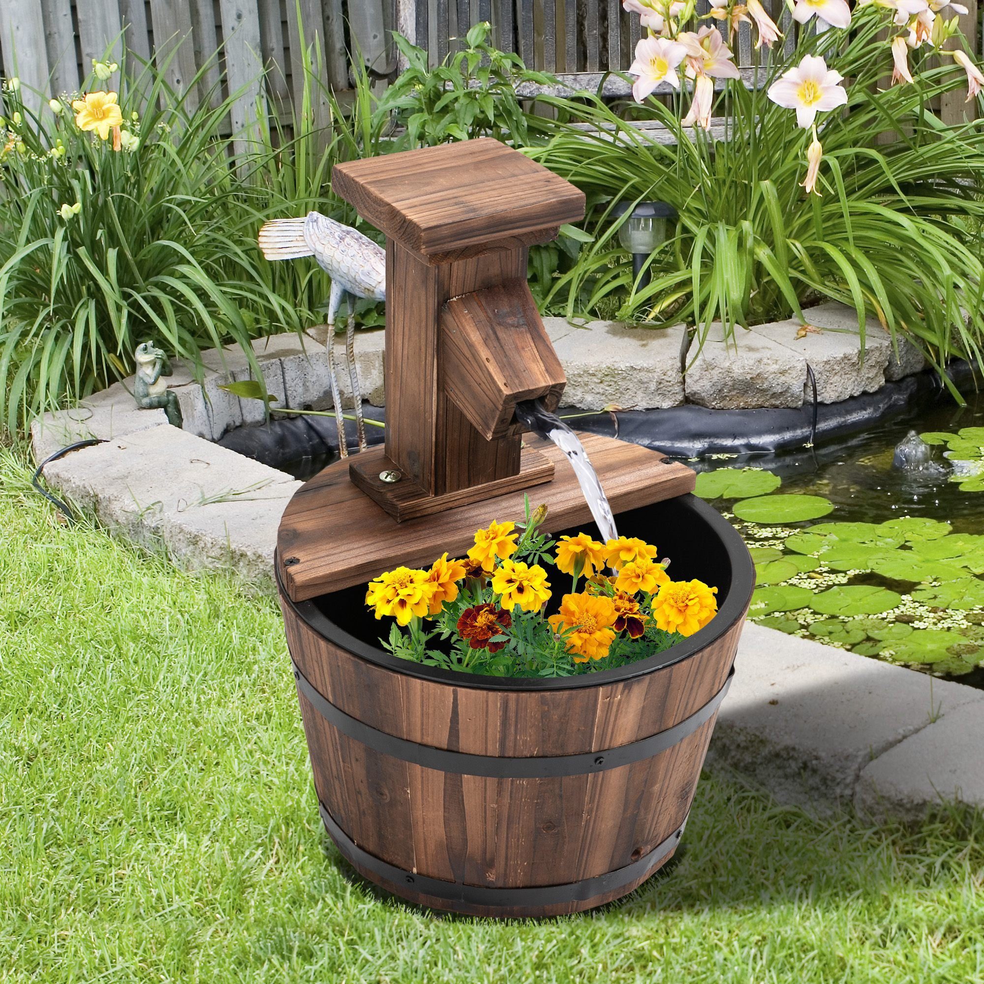 Outsunny Gartenbrunnen Gartenbrunnen günstig online kaufen