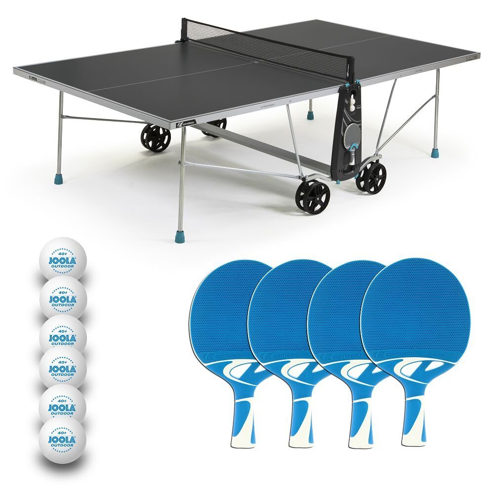 Cornilleau Tischtennisplatte Tischtennis-Tisch-Set „100X Outdoor“