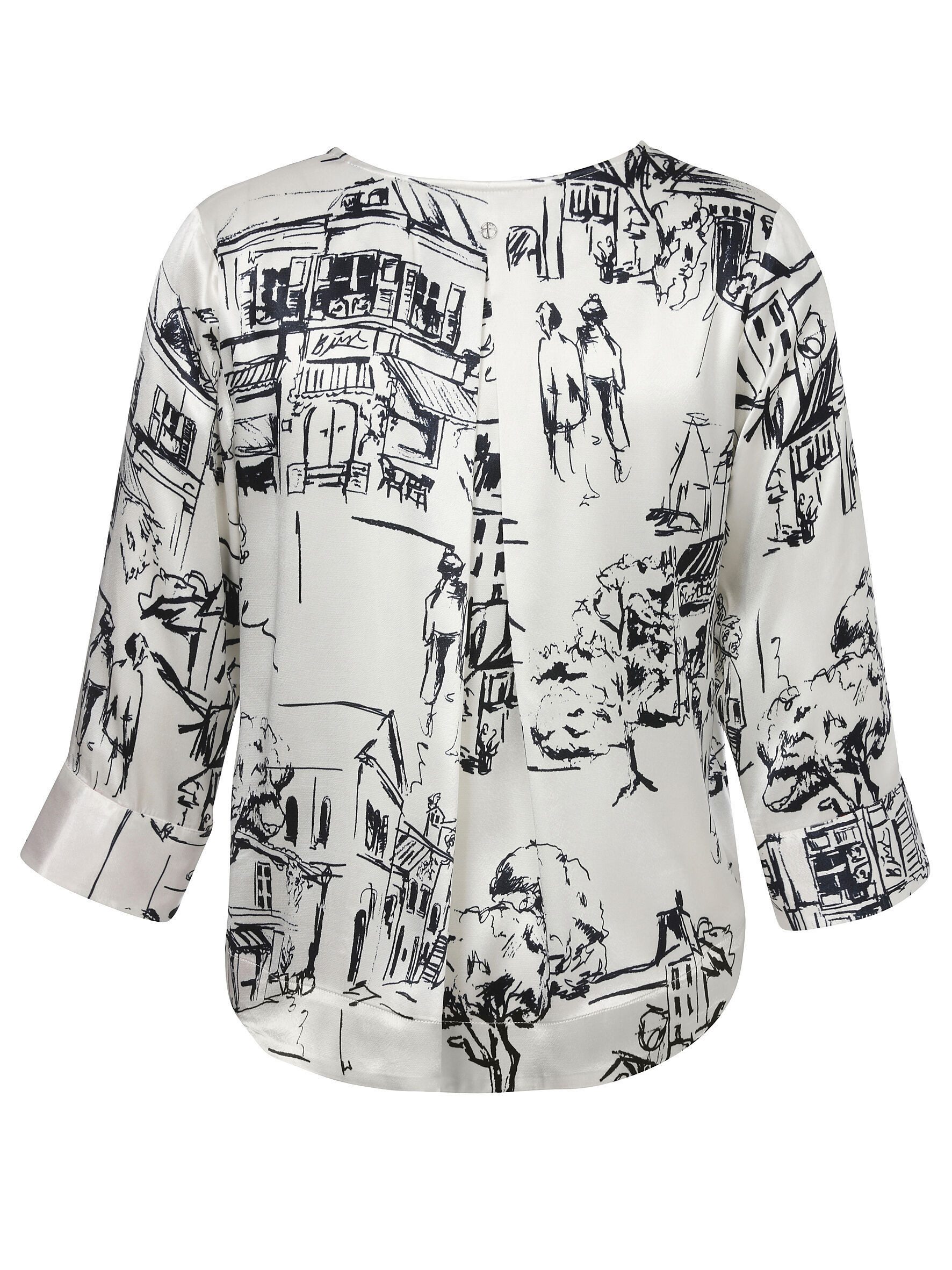FRAPP Klassische Bluse in großen Größen günstig online kaufen
