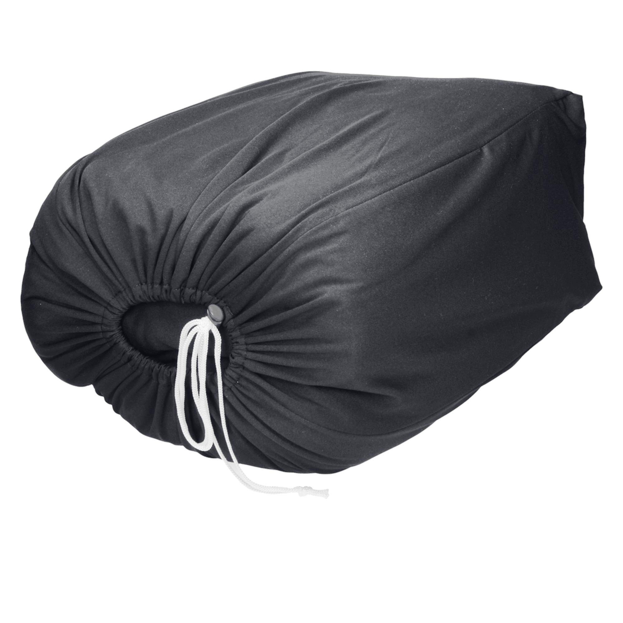 Staubdicht Wasserdicht 320x155x112cm Autoabdeckung UV-Schutz Kombi ECD Germany Schwarz S Abdeckplane Größe Ganzgarage, Autoplane Autogarage PVC-beschichtet