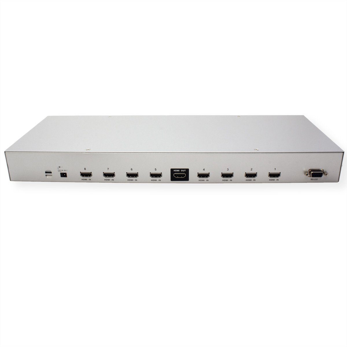 Infrarot-Fernbedienung & und Video-Adapter VS0801H Aten Audio- Ports HDMI-A/V-Switch mit 8