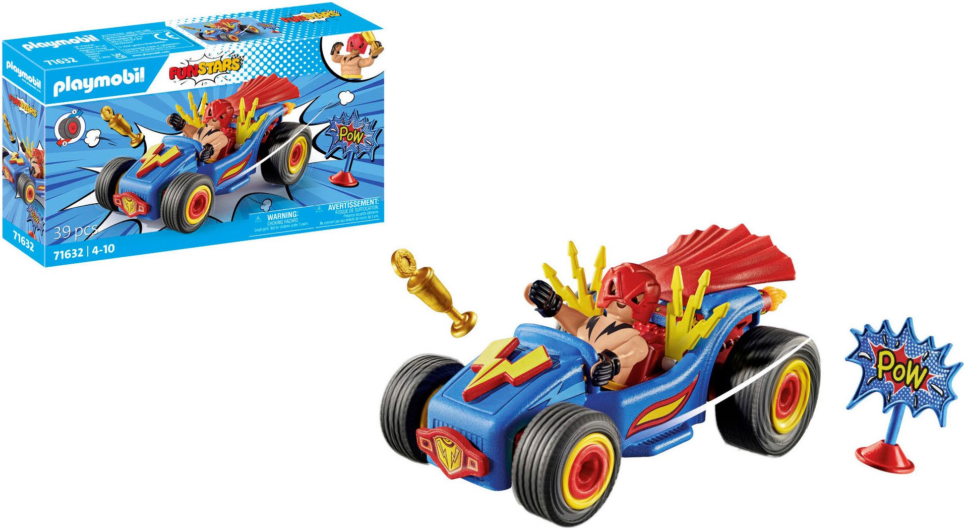 Playmobil® Rasender Wrestler (71632), Funstars Konstruktions-Spielset, (39 günstig online kaufen