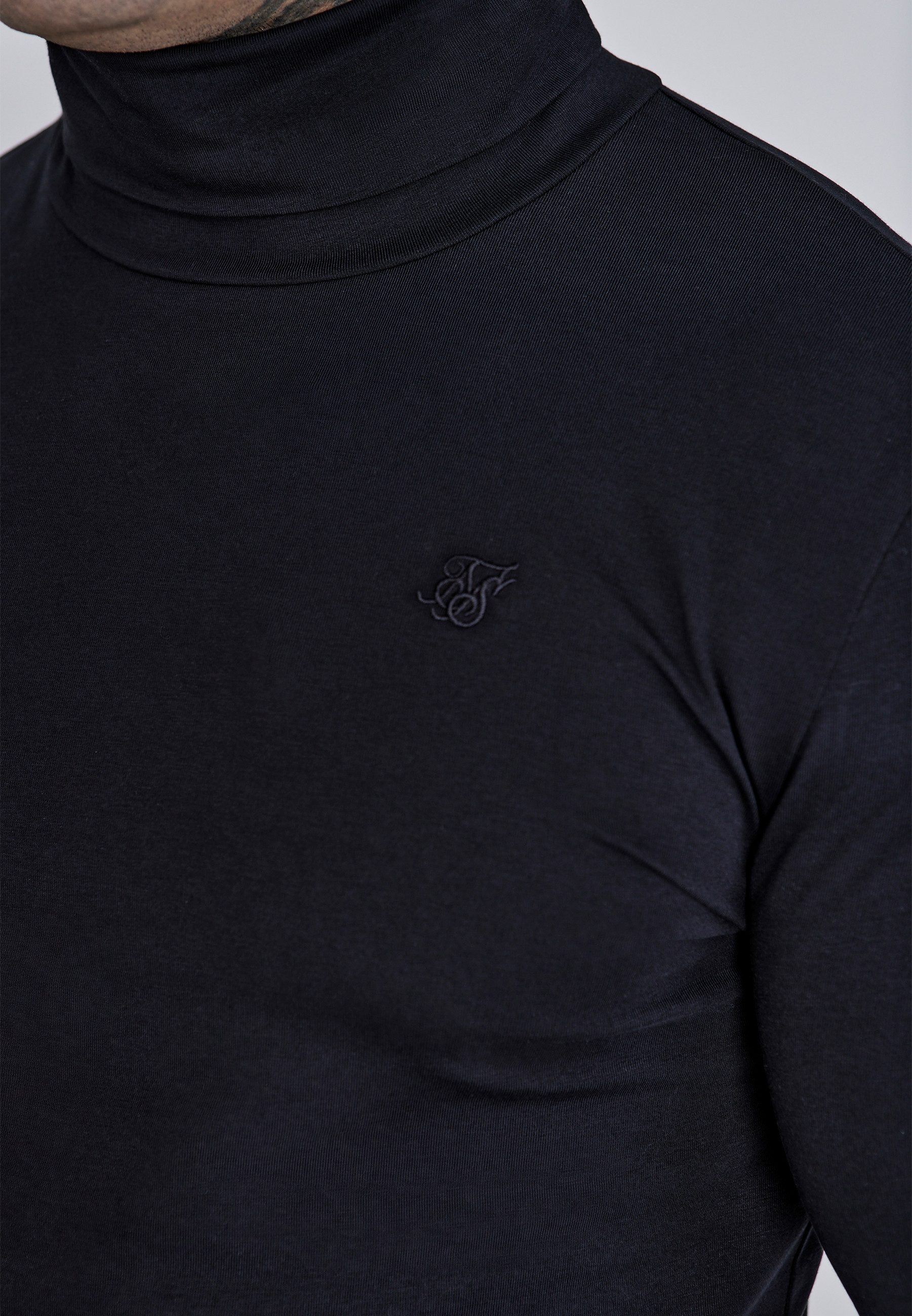 Siksilk T-Shirt SikSilk Herren Rollkragenpullover günstig online kaufen