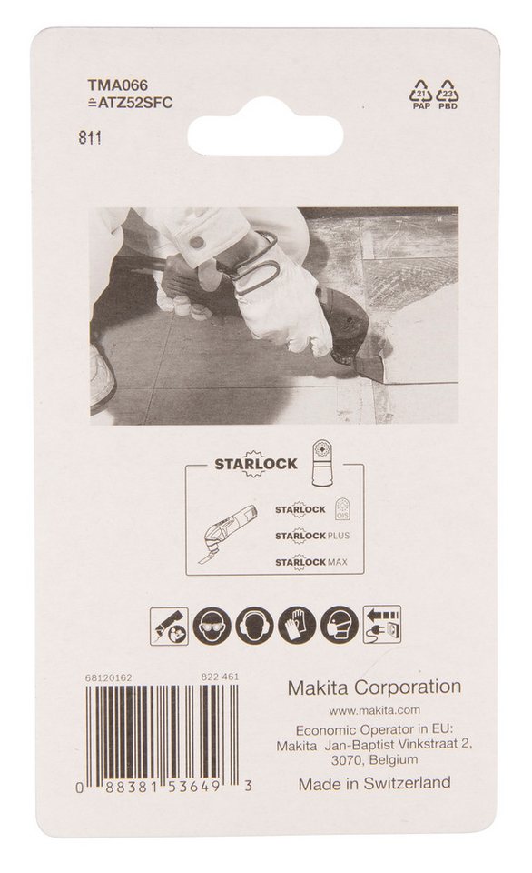 Thumbnail - Makita Werkzeug GmbH Universalschaber Makita Schaber TMA066 52x40 mm B-64995