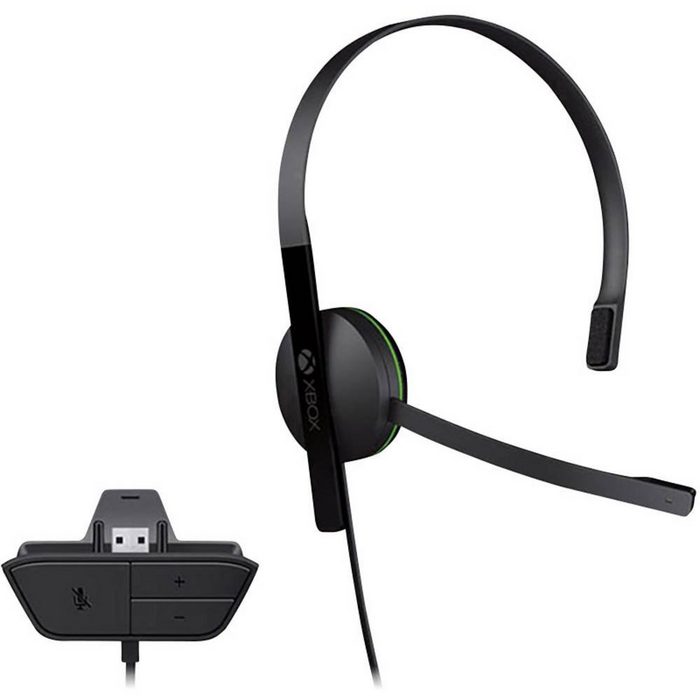 Microsoft Xbox One Headset Kopfhörer (Lautstärkeregelung Mikrofon-Stummschaltung)
