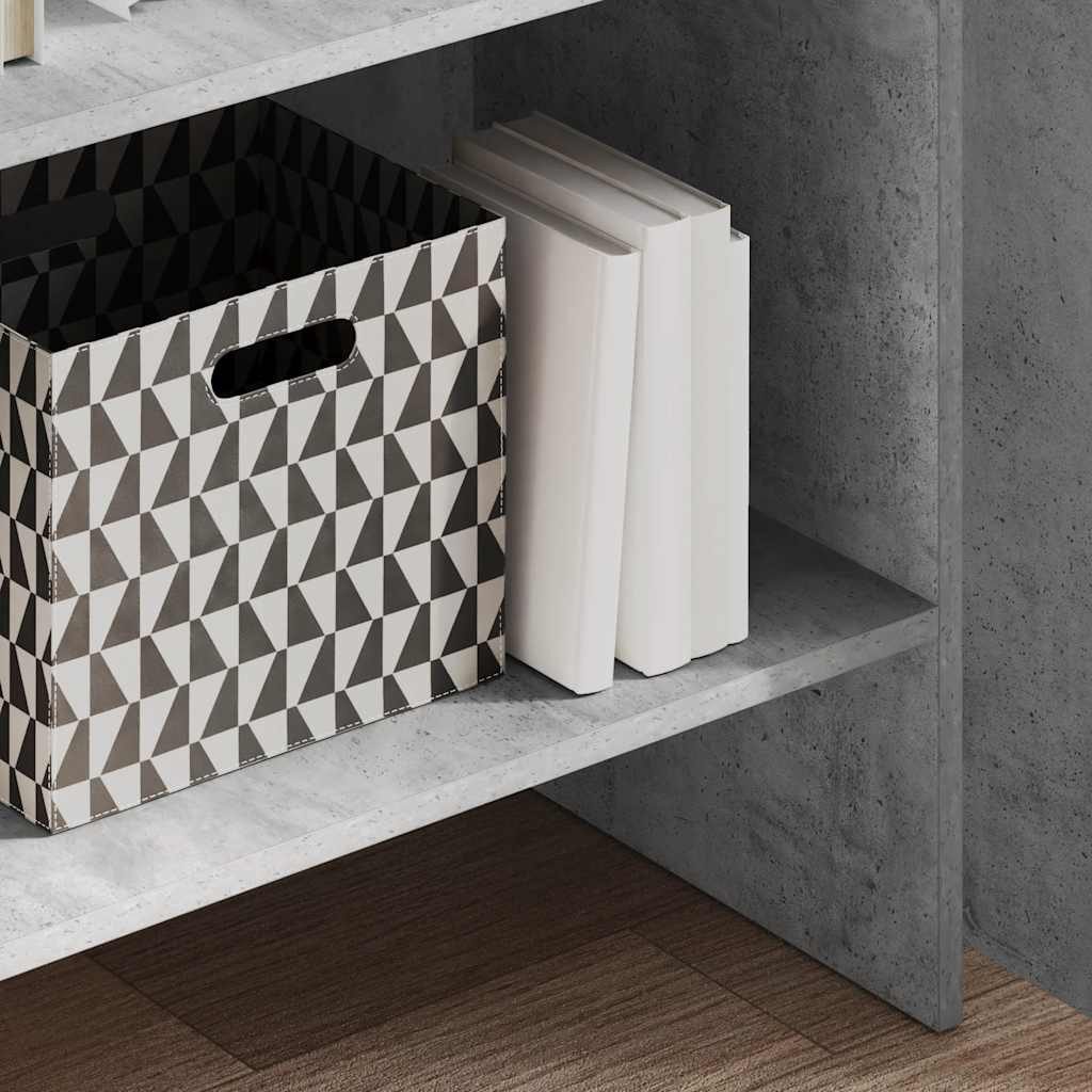 vidaXL Bücherregal Bücherregal Betongrau 60x35x180 cm günstig online kaufen