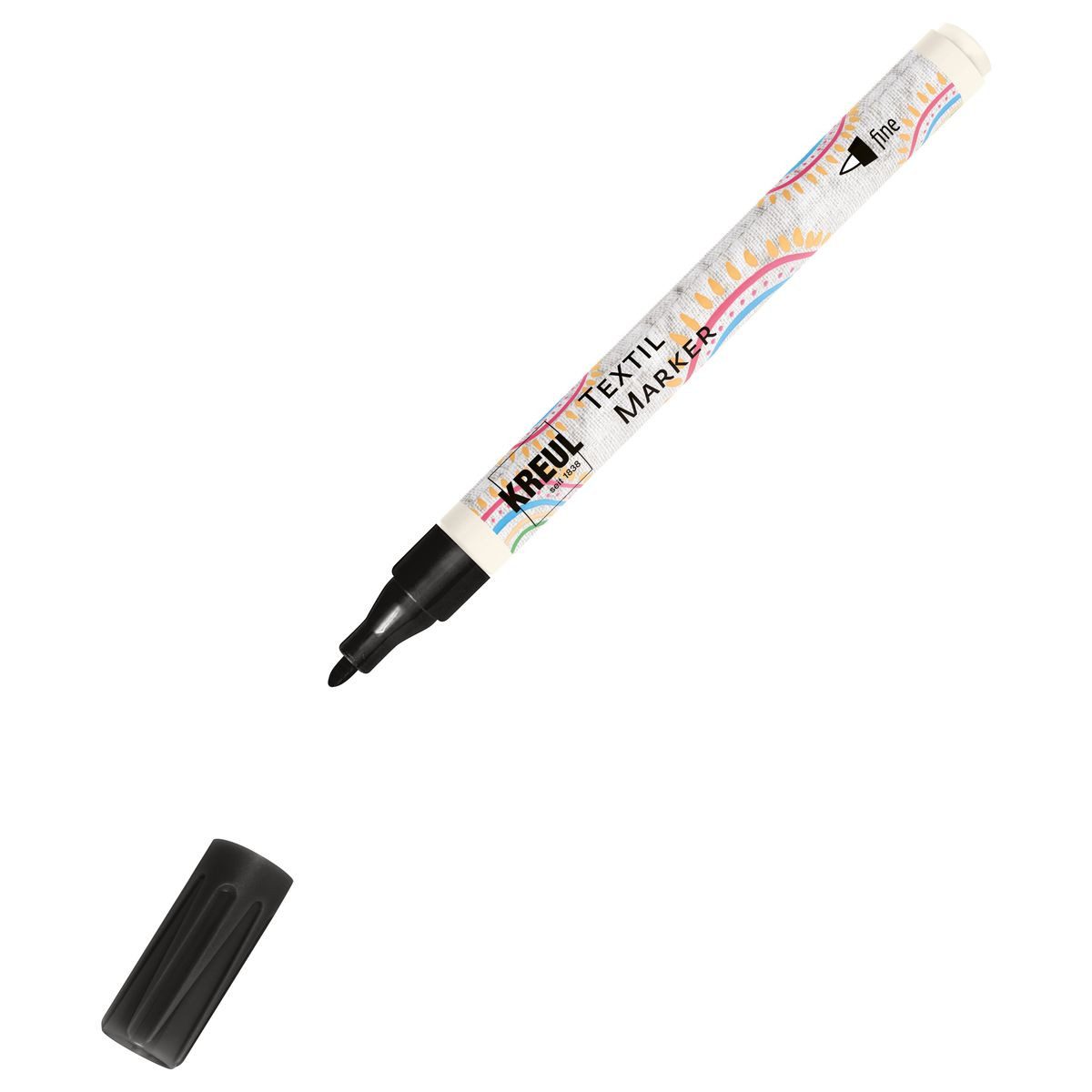 Textilmarker KREUL Textilmarker fine schwarz