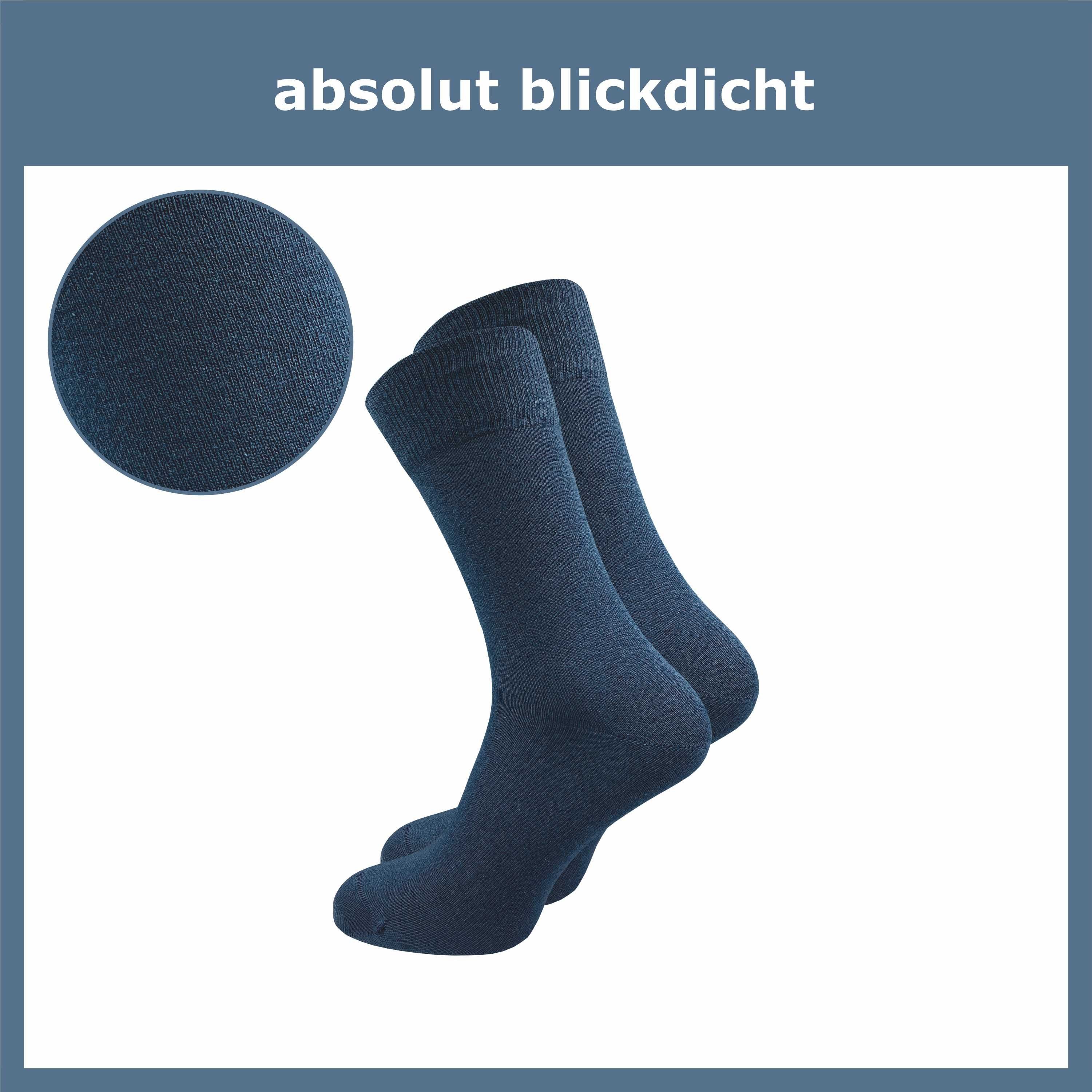 schwarz, für anspruchsvollen grau, braun drückende Damen hochwertiger Naht Alltag & in aus Socken den für Herren ohne (10 und Paar) blau Basicsocken GAWILO Baumwolle