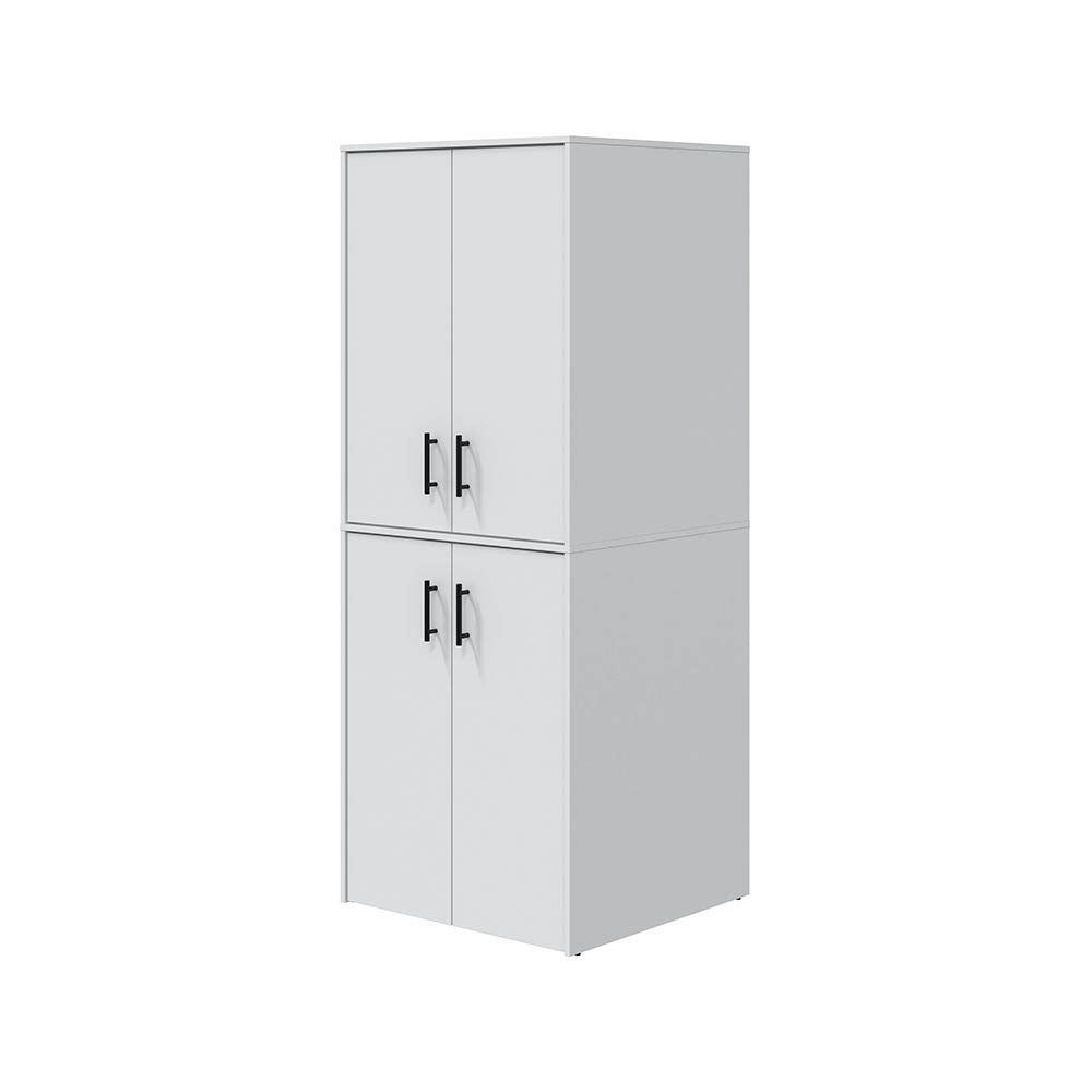 freiraum Waschmaschinenumbauschrank LAUNDRY (2-teilig) (2-teilig) in weiss - 69x176x67 (BxHxT)