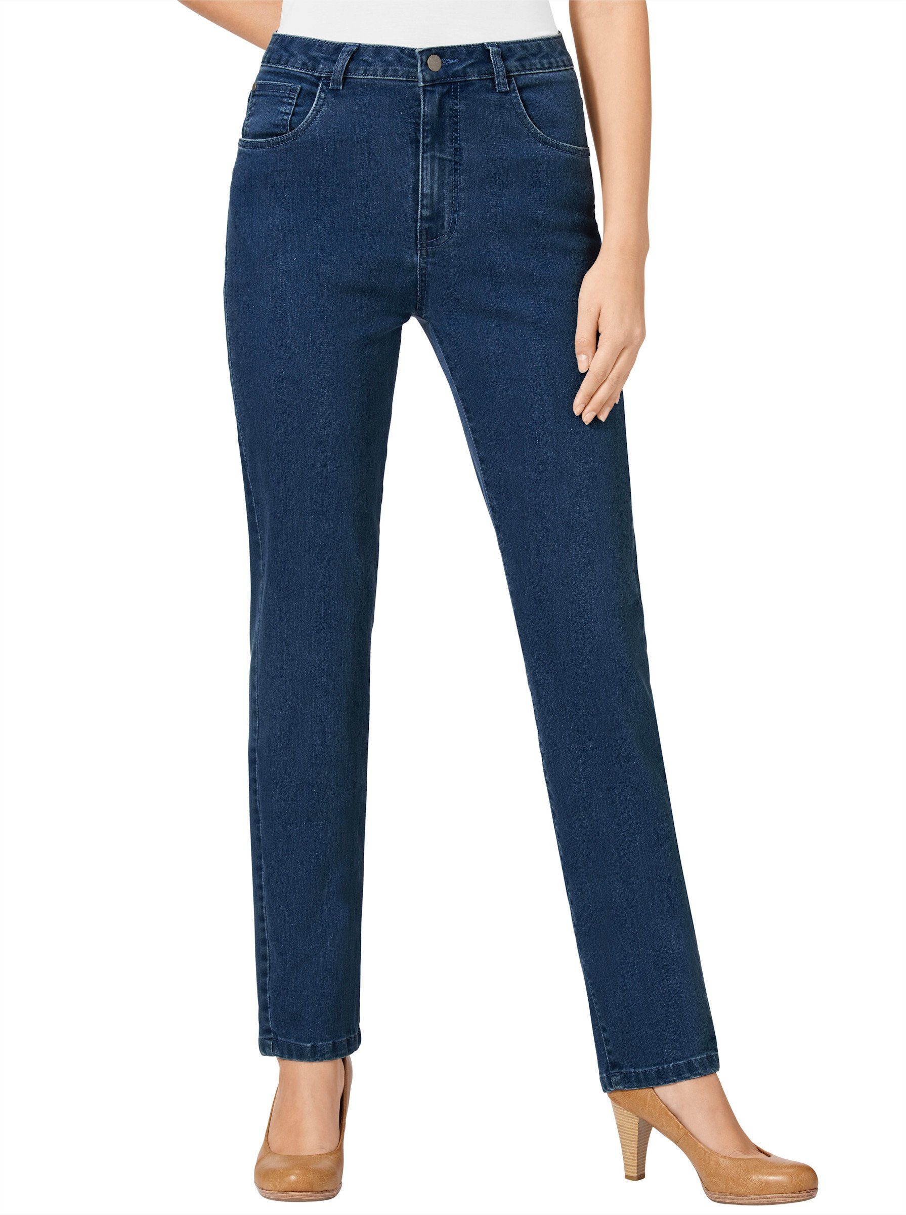 WITT WEIDEN Bequeme Jeans blue-stone-washed