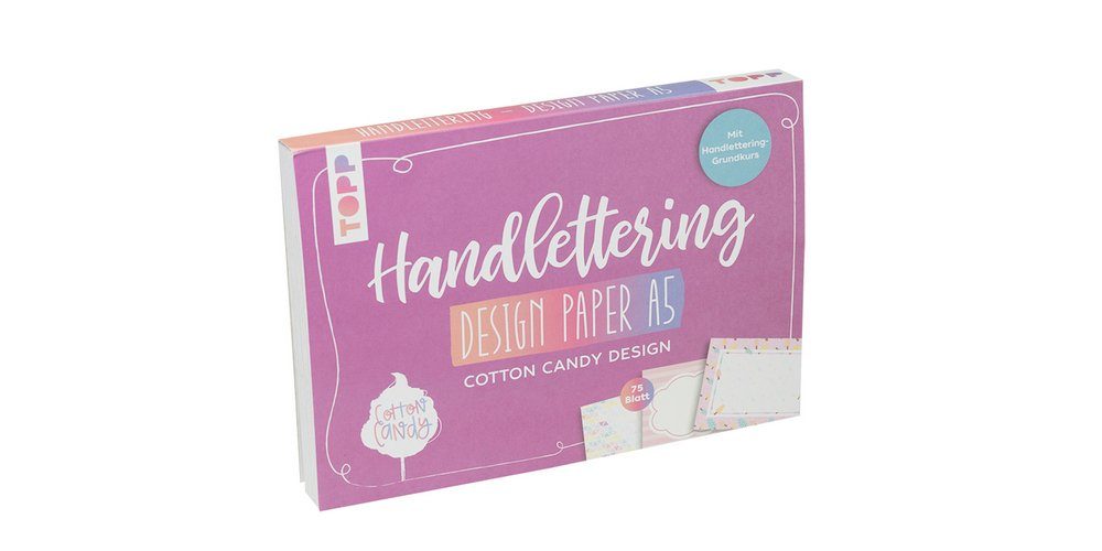 Motivpapier Handlettering Design Paper Block