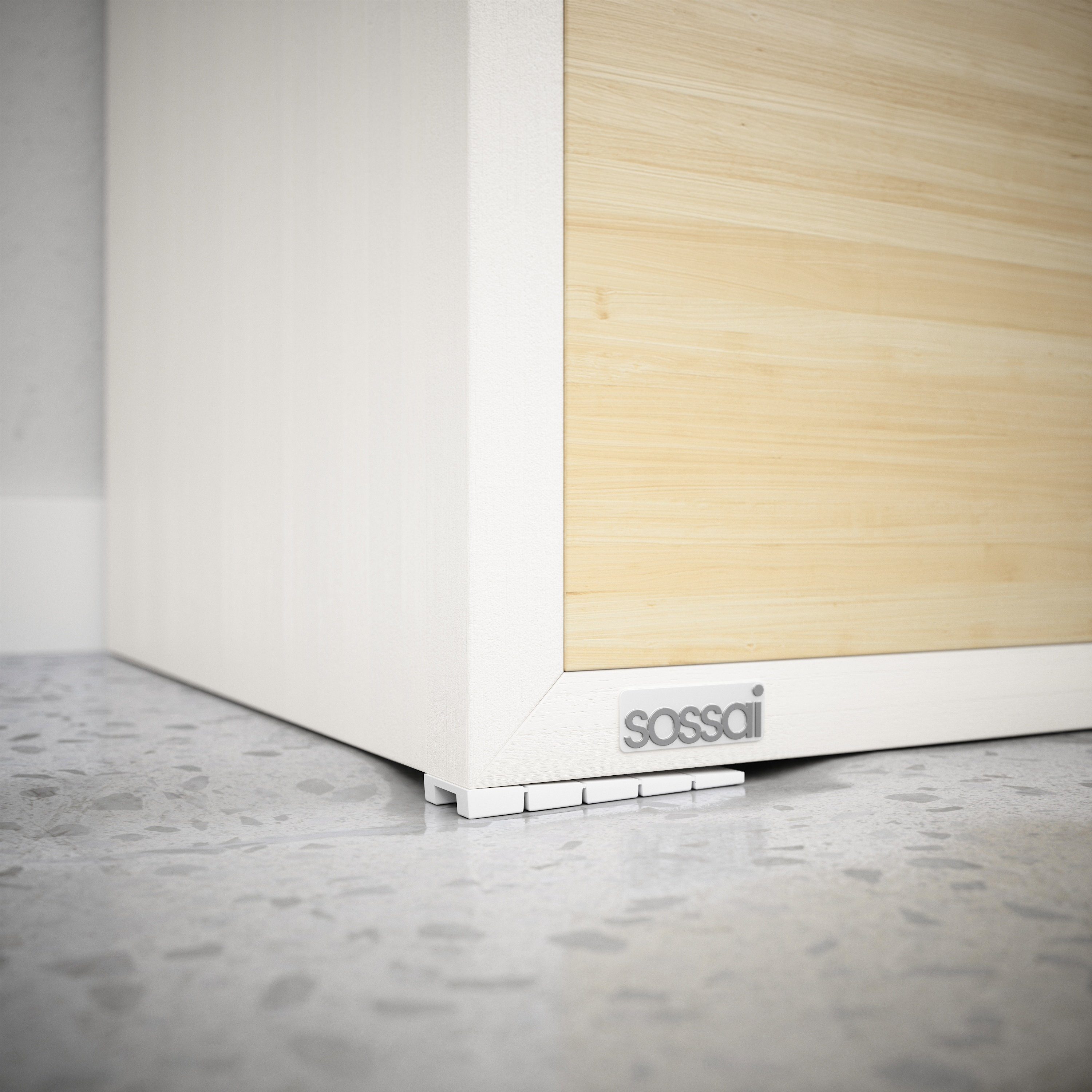 sossai® Montagekeil Unterlegkeil mit Soll-Bruchstelle in Weiß, (10-St)