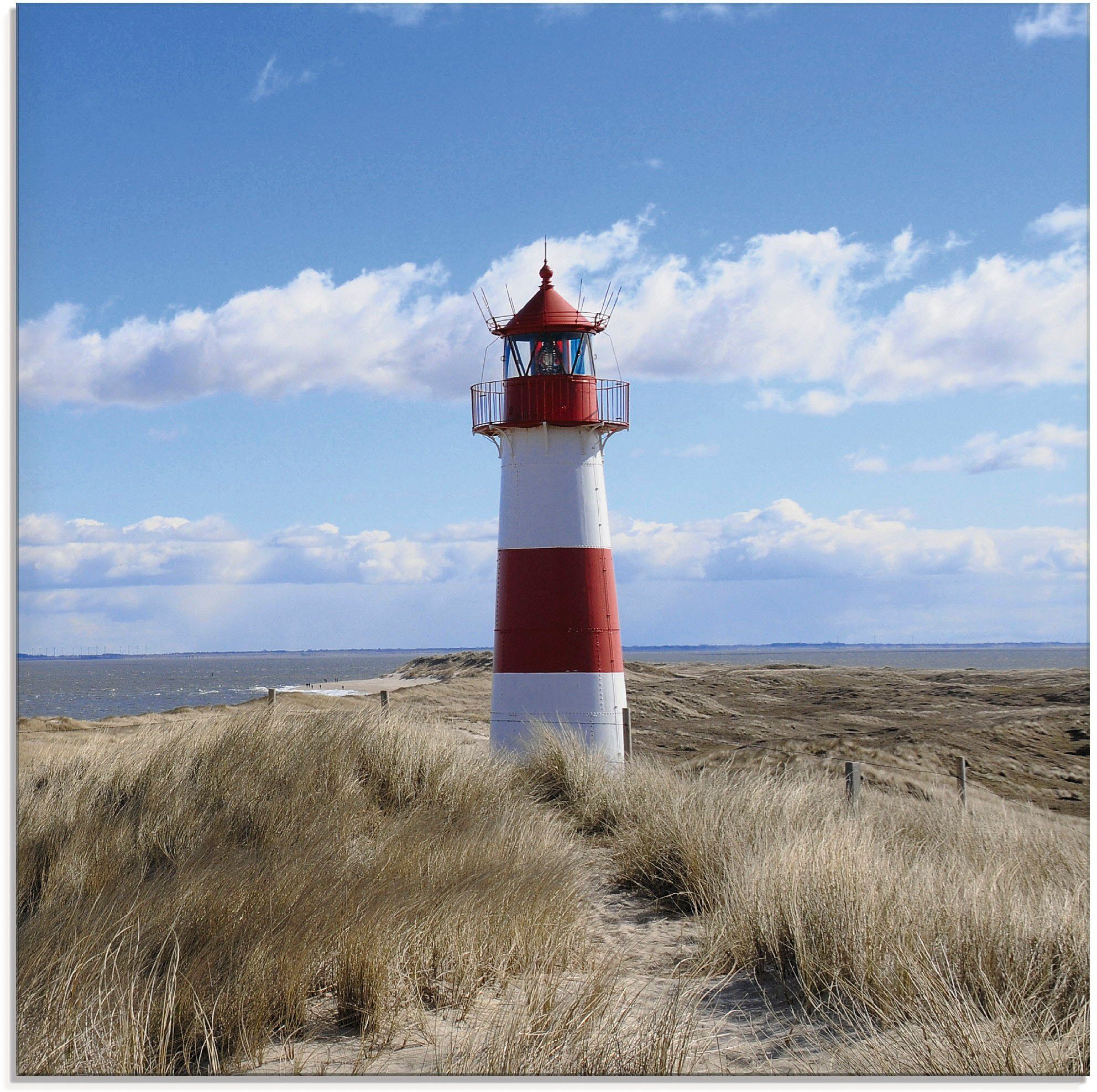 Glasbild verschiedenen Sylt, Leuchtturm Artland Gebäude (1 in Größen St),