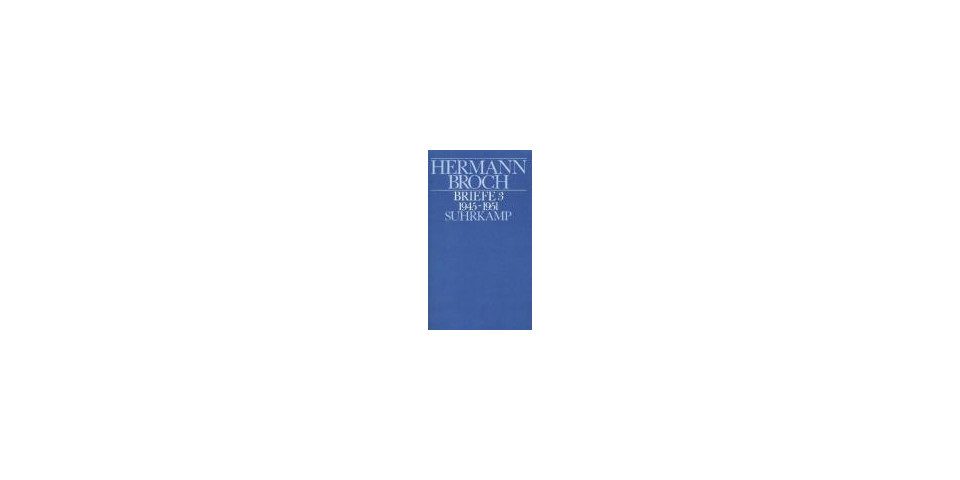 Suhrkamp Verlag Tagebuch Briefe (1945-1951)