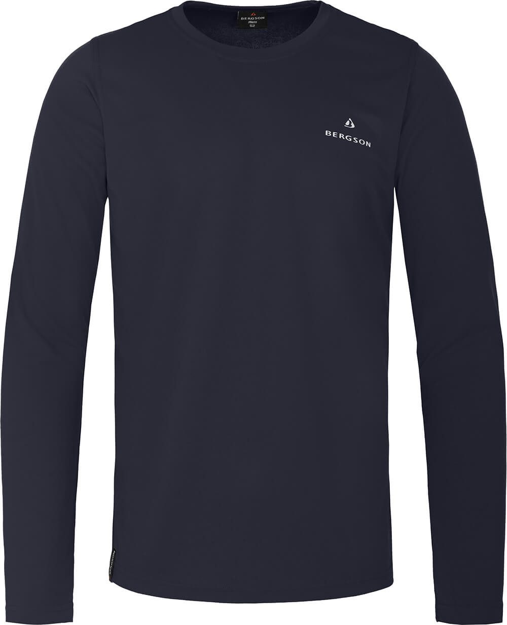 Bergson T-Shirt BENO Herren Langarm T-Shirt, Pique, schnelltrocknend, pfleg günstig online kaufen