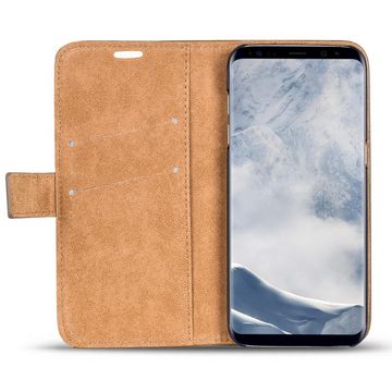 CoolGadget Handyhülle Retro Klapphülle für Samsung Galaxy S8 Plus 6,2 Zoll, Schutzhülle Wallet Case Kartenfach Hülle für Samsung Galaxy S8 Plus