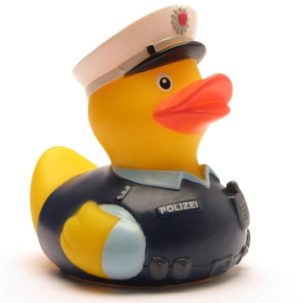 Duckshop Badespielzeug Polizist Quietscheente - Badeente