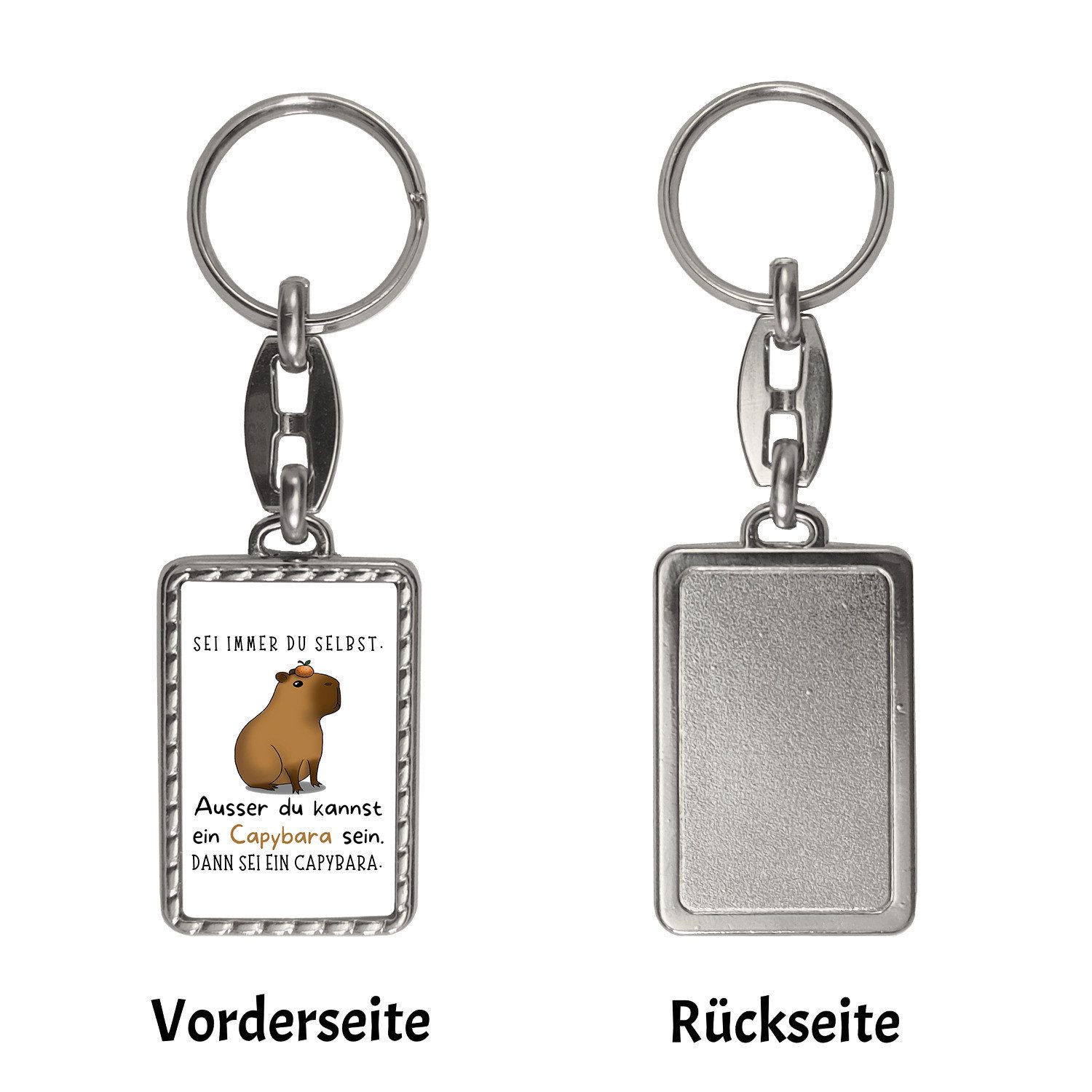 speecheese Schlüsselanhänger Sei immer du selbst ausser kannst ein Capybara günstig online kaufen