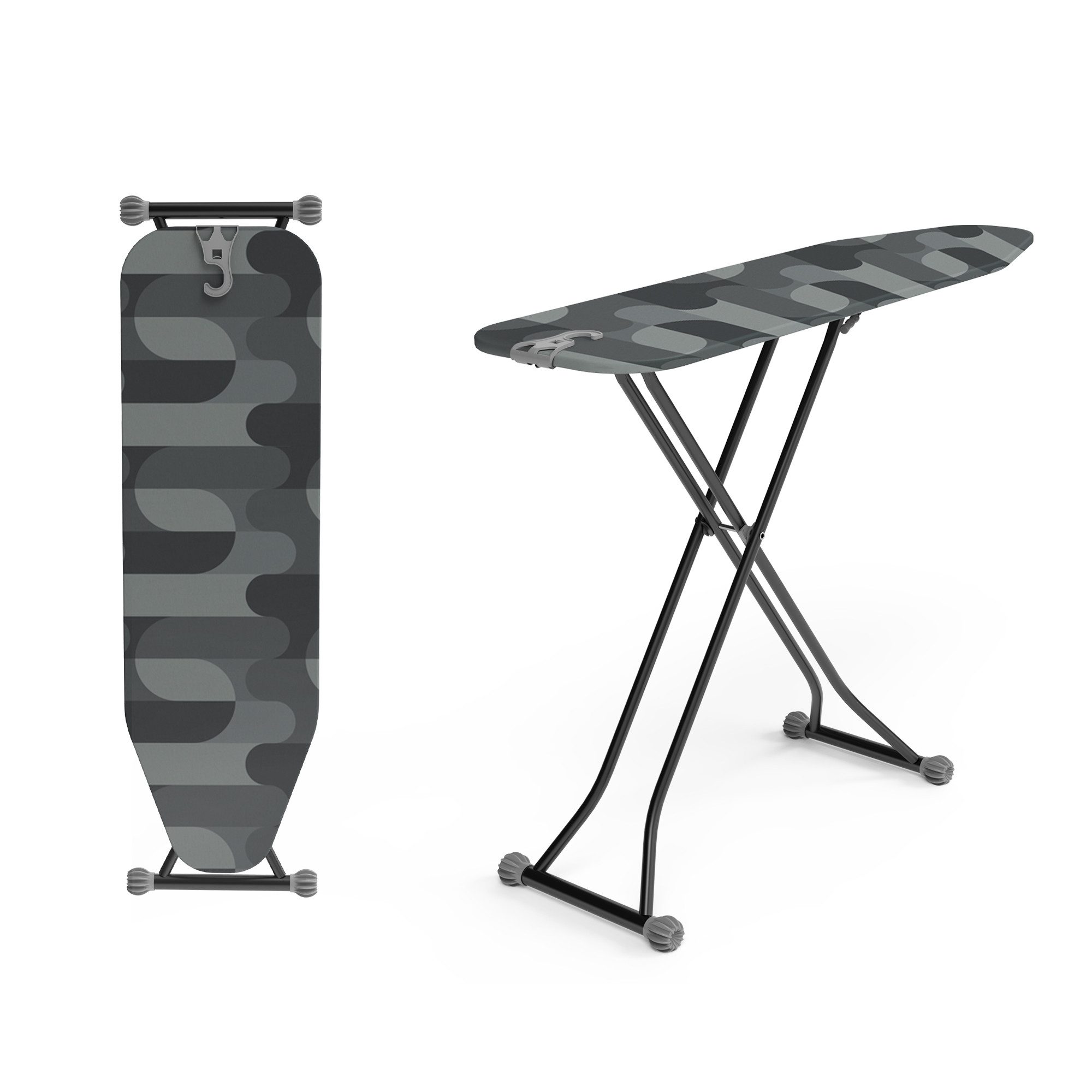 hausleben Bügelbrett Bügeltisch, Bügelpress Ironing Board, Bügelbrett klappbar, Robuste und rutschfeste Beine, höhenverstellbar