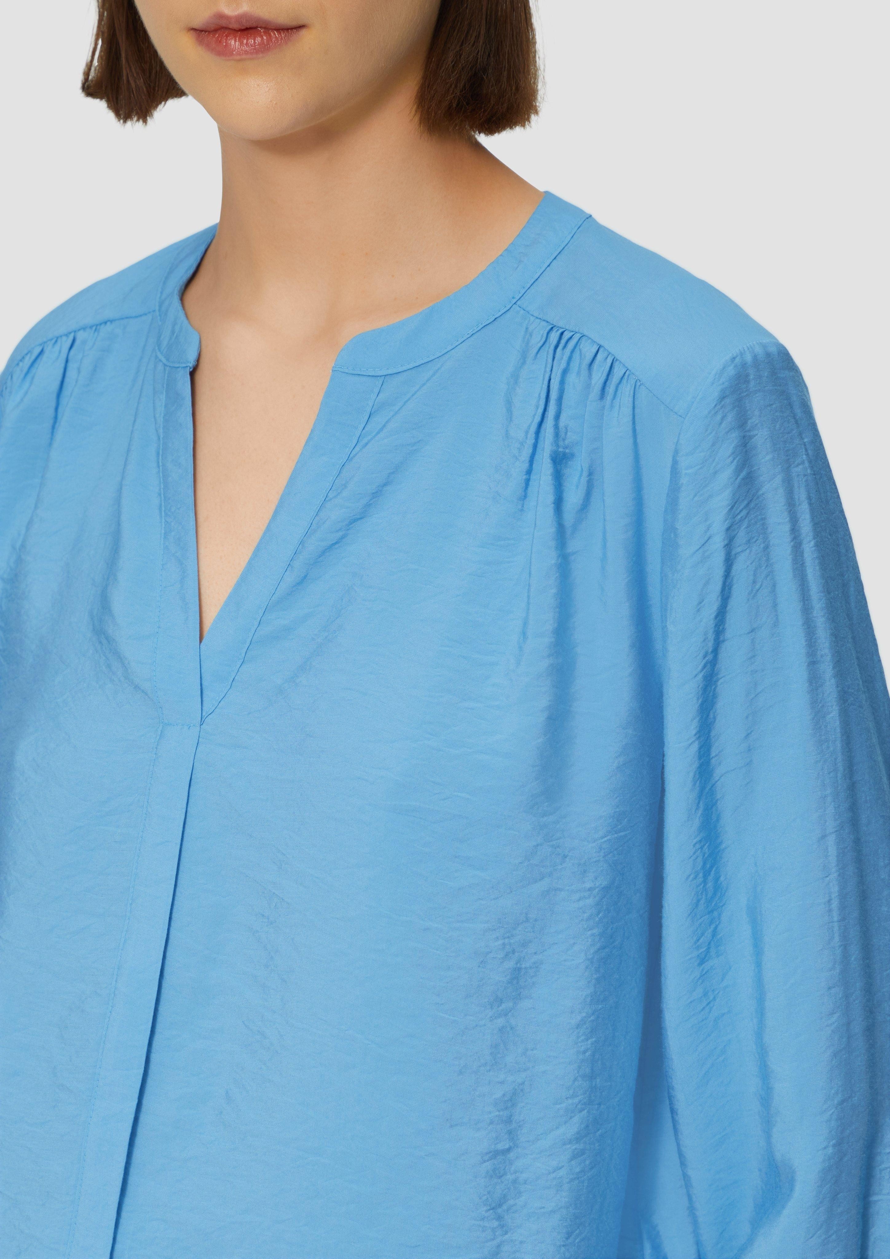 s.Oliver Langarmbluse Bluse aus Viskosemix mit günstig online kaufen