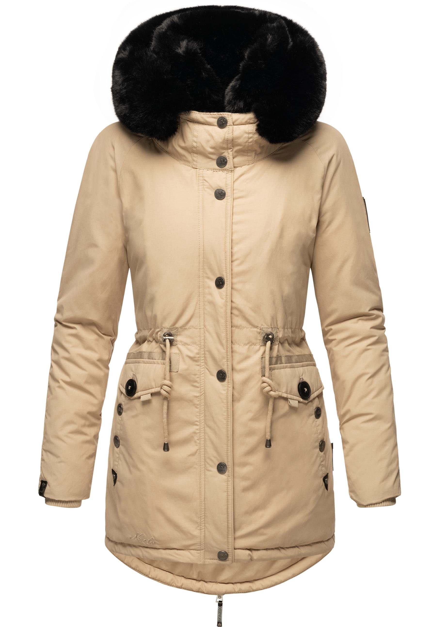 Navahoo Wintermantel »Sweety Deluxe« modischer Winterparka mit großer  doppelter Kapuze online kaufen | OTTO