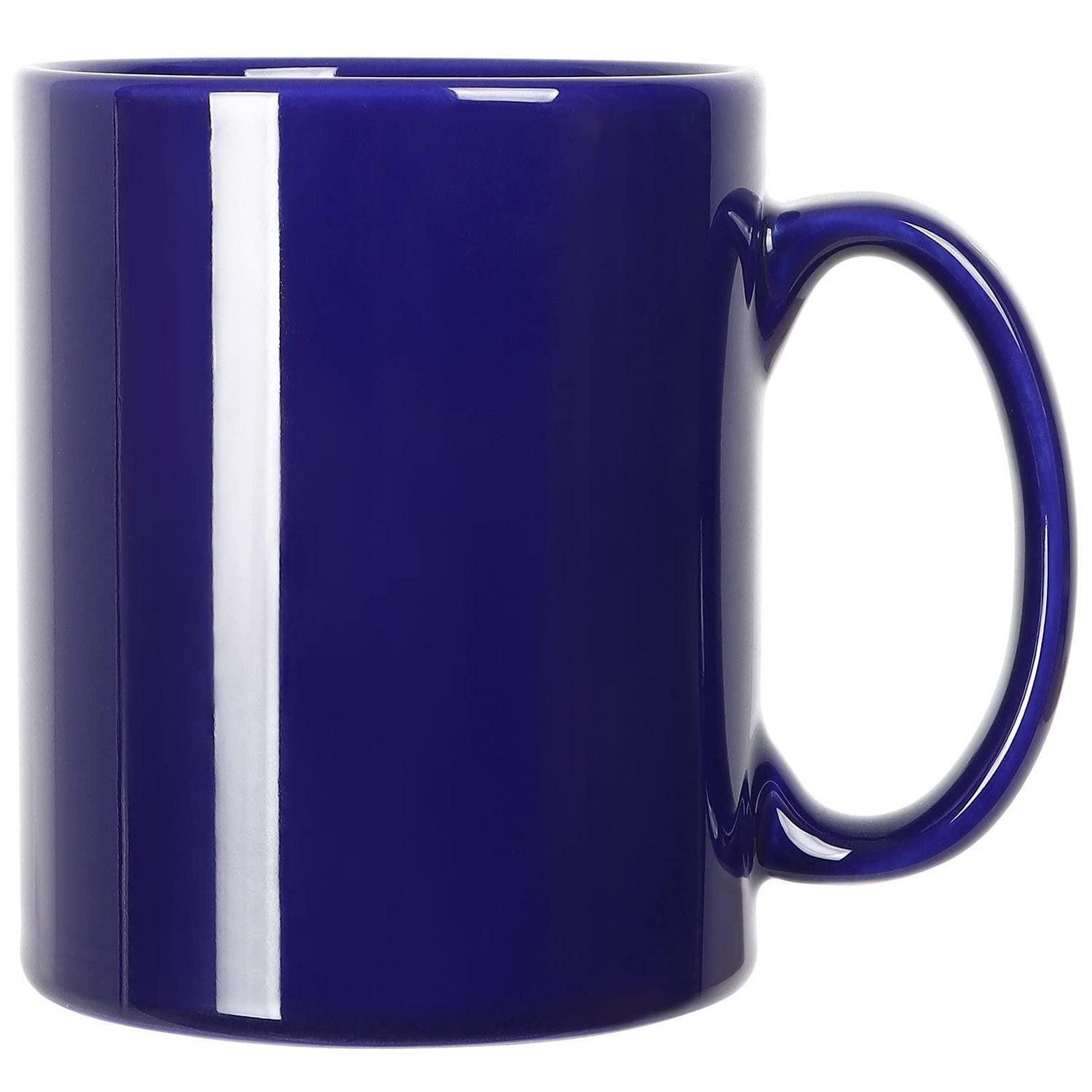 LuxusKollektion Tasse Kaffeetasse 600ml Keramik Blau, Keramik