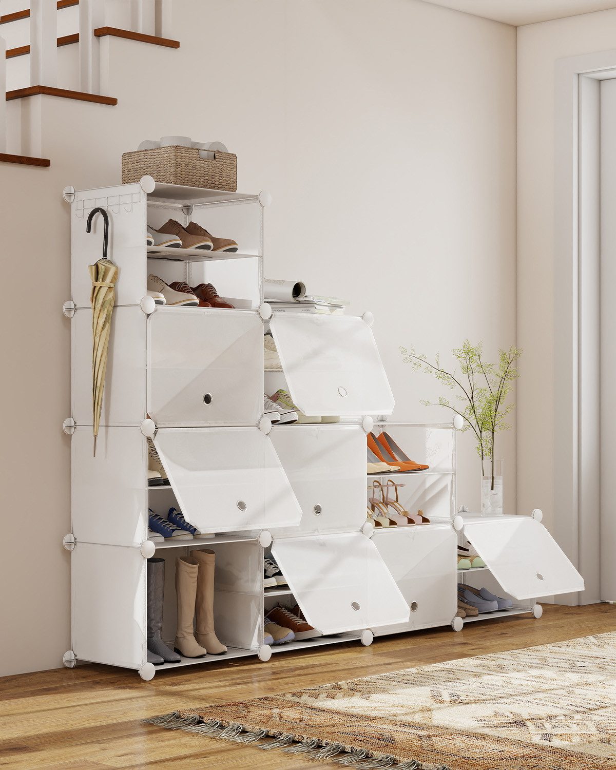Sekey Schuhregal Schuhregal Schuhschrank Schuh-Organizer Stecksystem günstig online kaufen