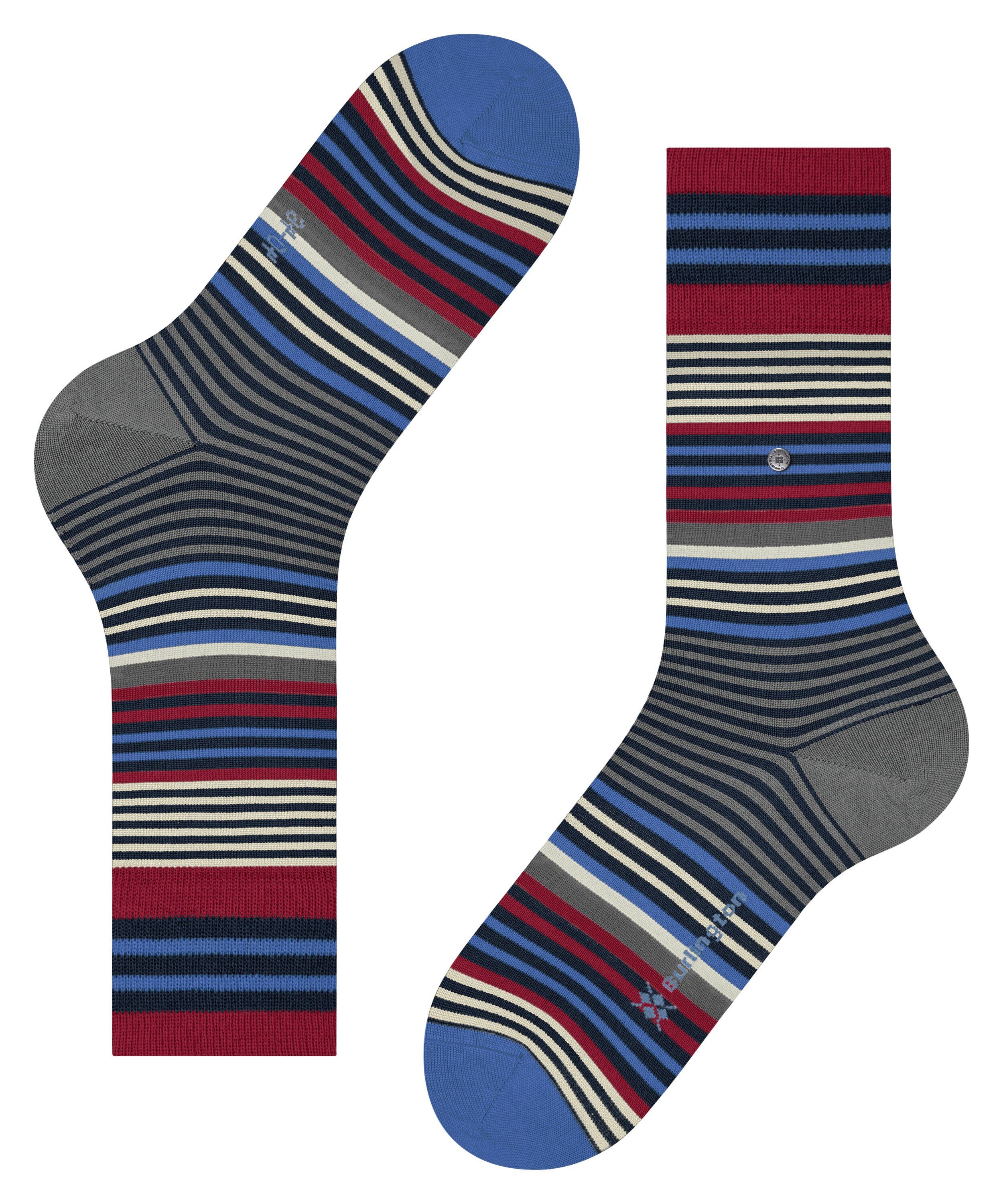 Burlington Socken Burlington Stripe Herren (1-Paar) mit hohem Schurwoll-Anteil – Bild 5 von 5