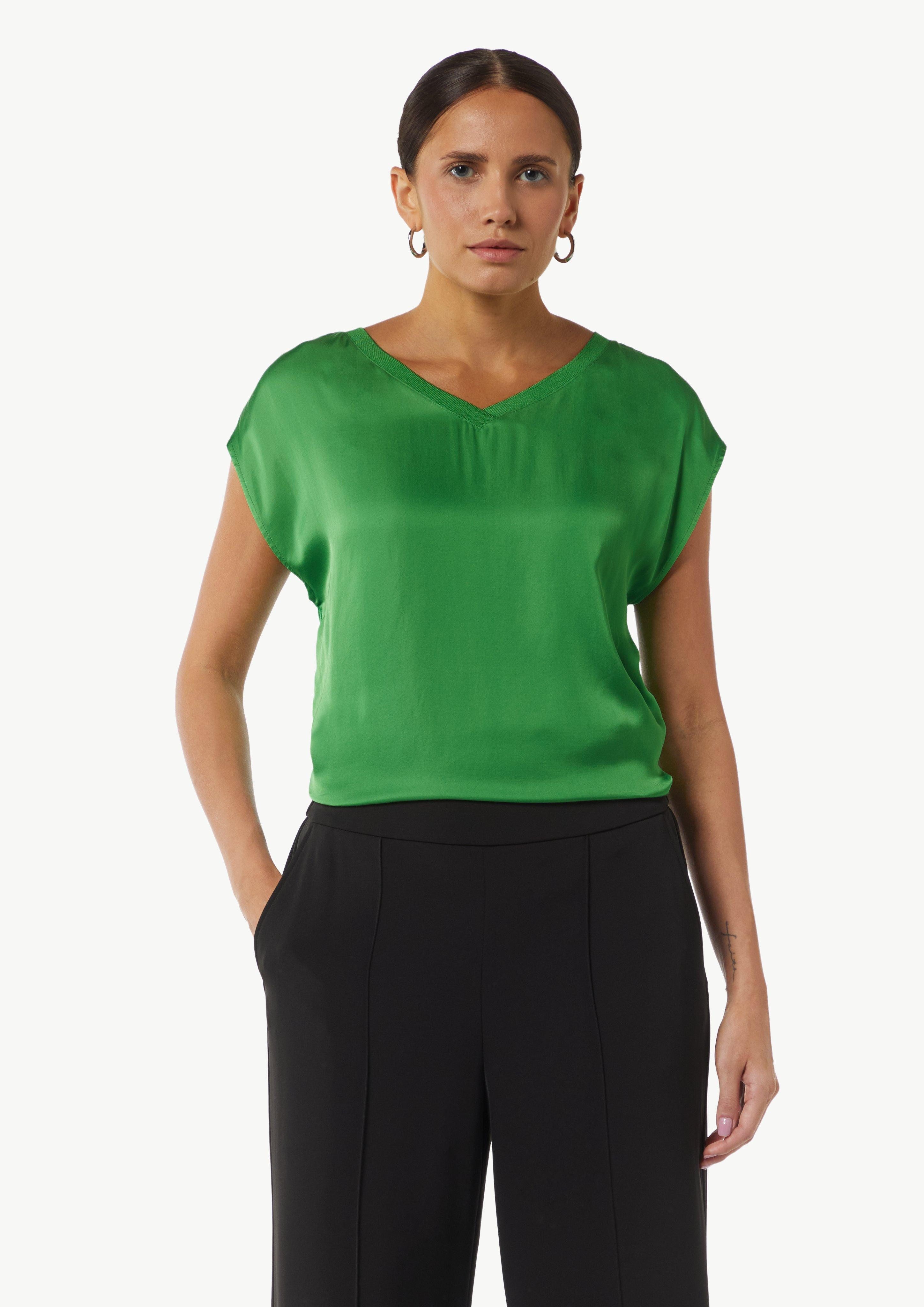Comma Shirttop T-Shirt im Fabricmix mit günstig online kaufen