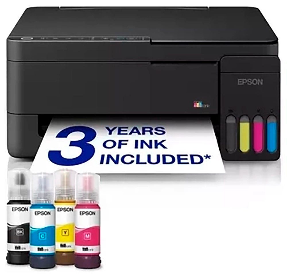 Epson EcoTank ET-2912 Multifunktionsdrucker, (WLAN (Wi-Fi), LAN (Ethernet), Wi-Fi Direct)