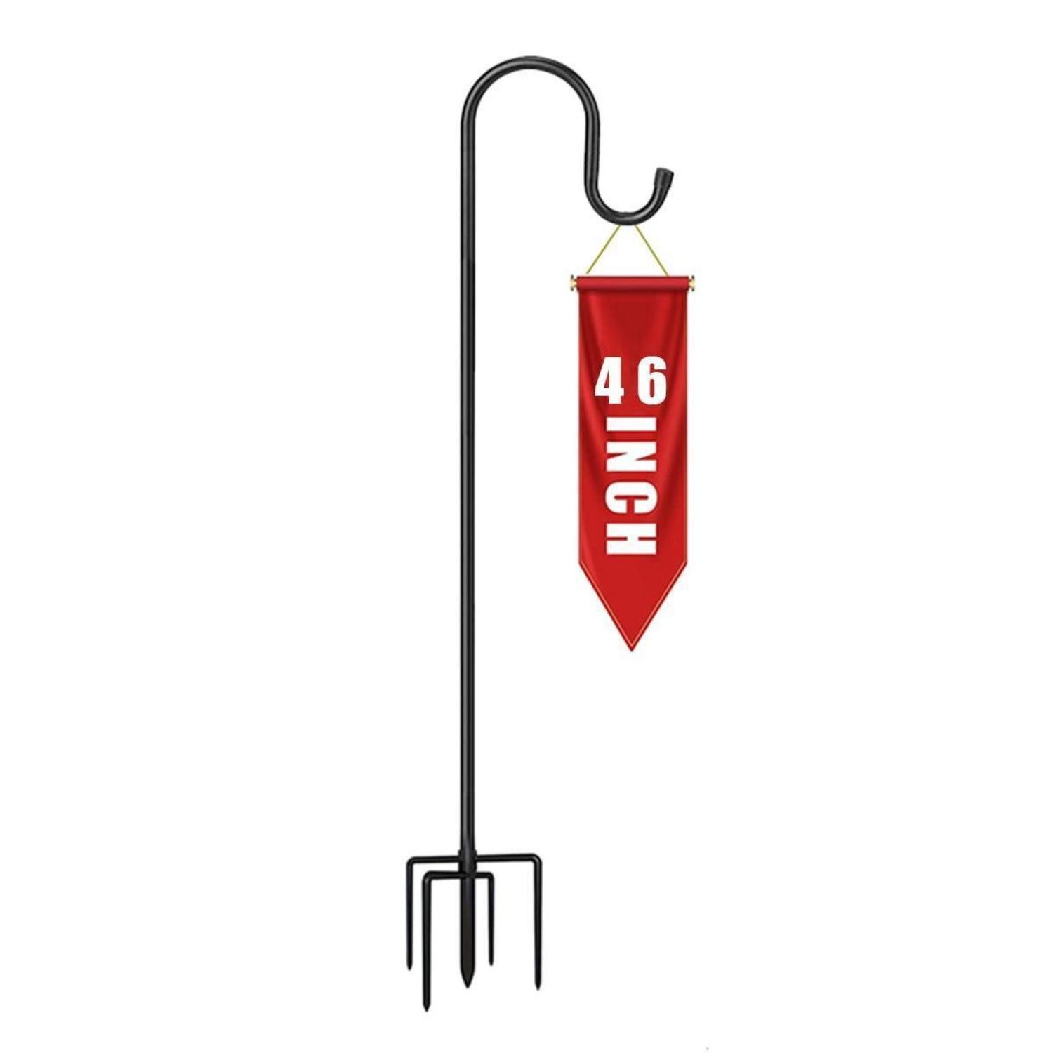 LuxusKollektion Dekohaken Gartenhaken 117cm Metall 5-Krallen-Basis, (1-St)
