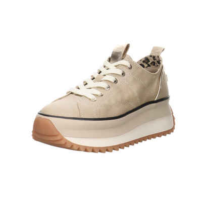 Tamaris Sneaker Sport Halbschuhe Canvas uni Sneaker Canvas