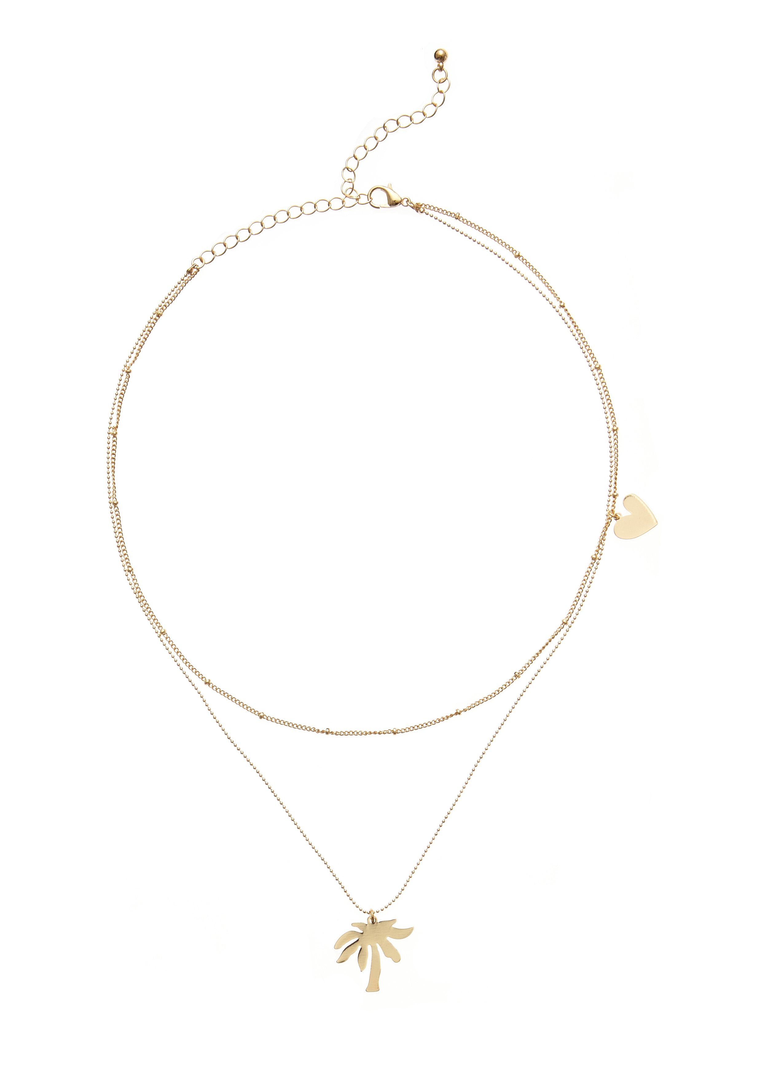 LASCANA Kette mit Anhänger, mit Palmen günstig online kaufen