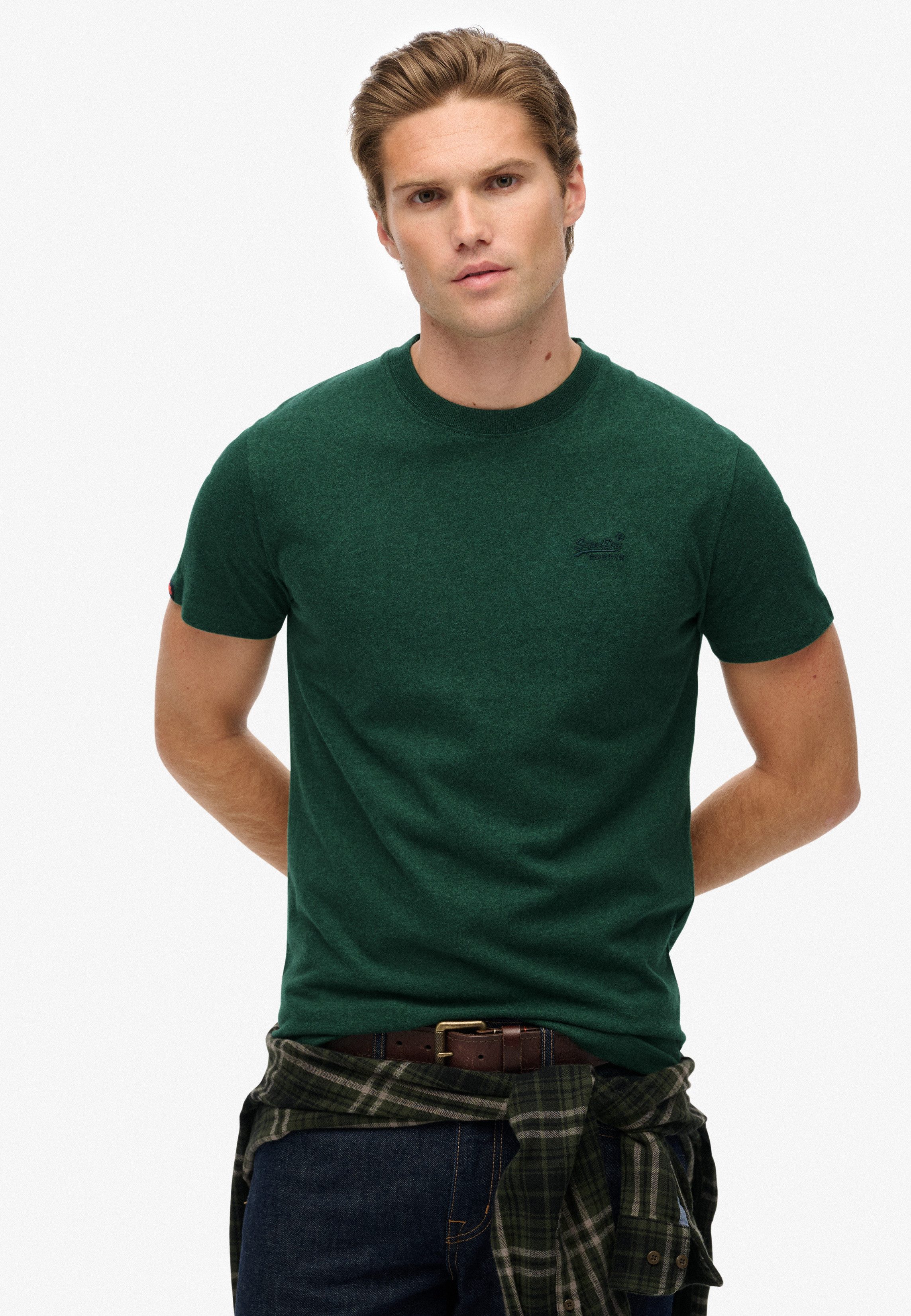 Superdry Rundhalsshirt ESSENTIAL LOGO EMB TEE