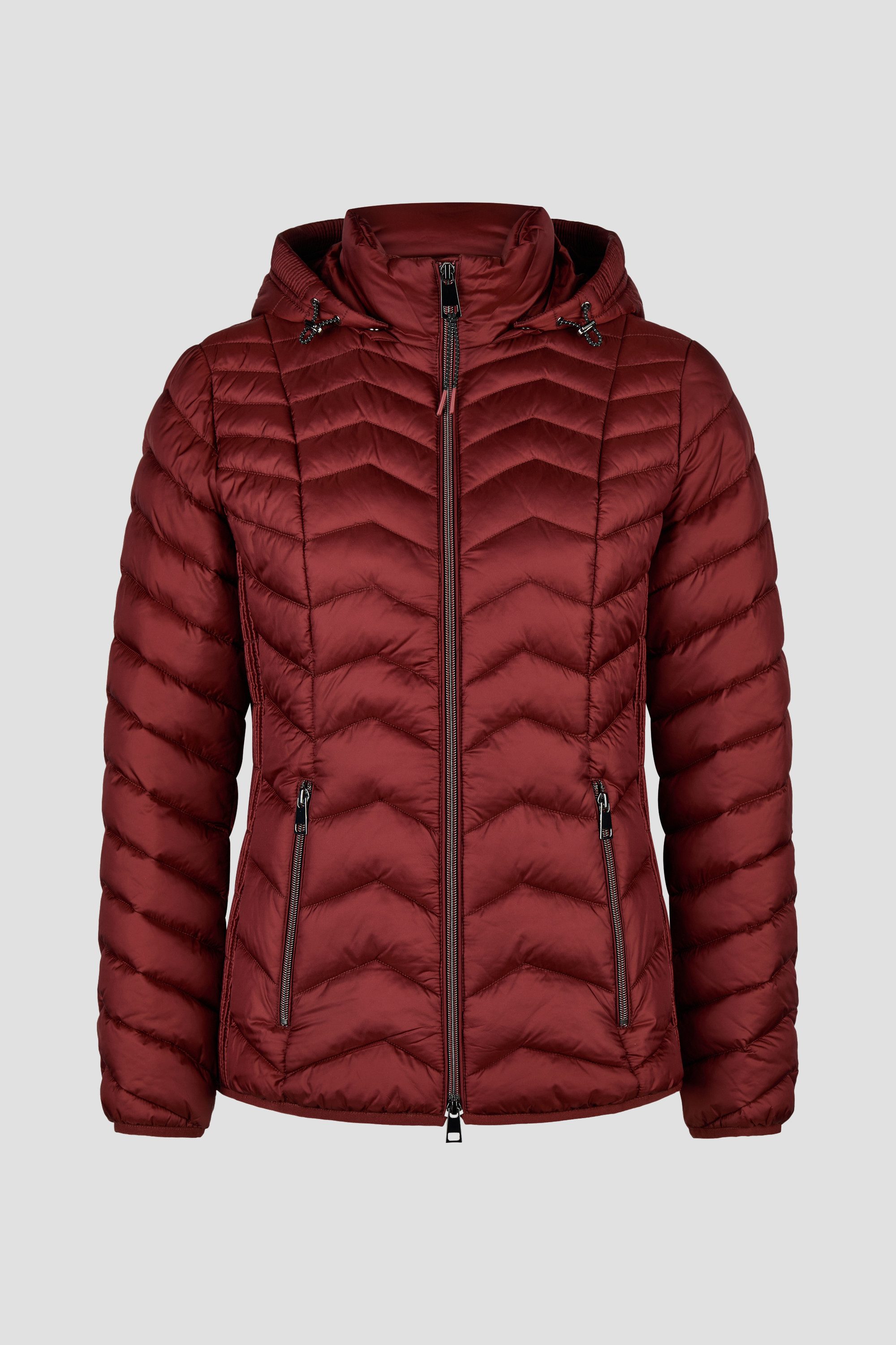 Barbara Lebek Steppjacke Übergangsjacke, Herbstjacke oder Damenjacke mit abnehmbarer Kapuze